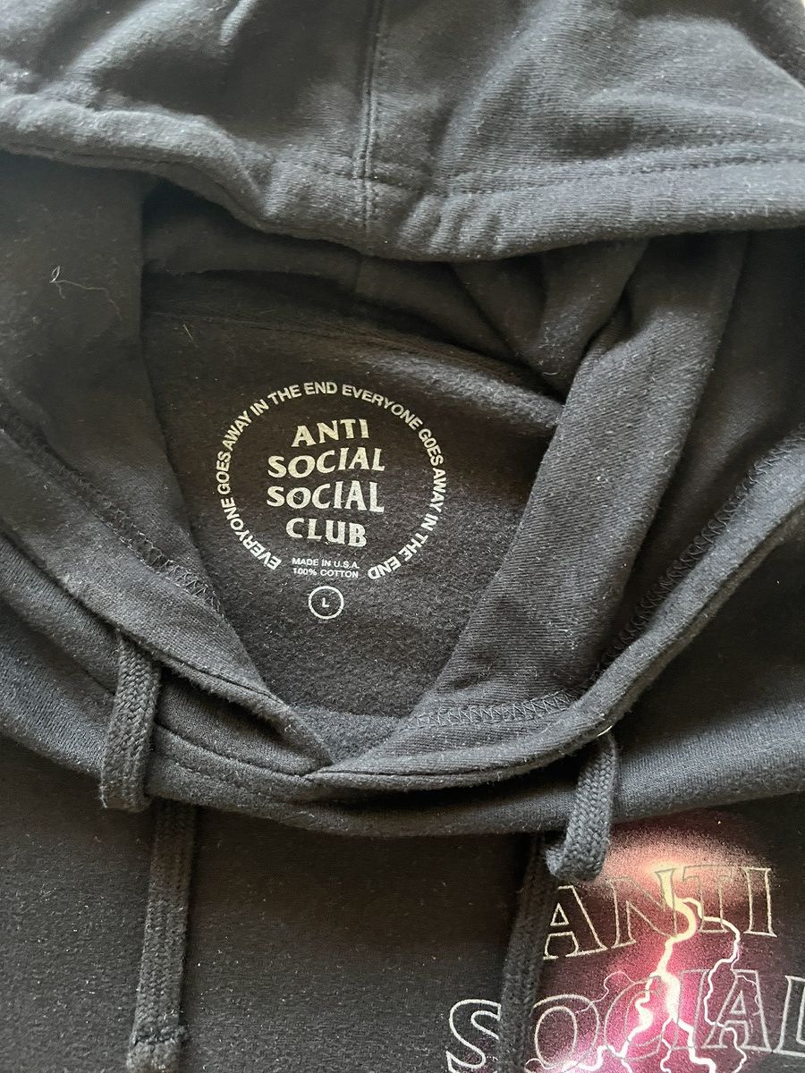 Anti Social Social Club ASSC save your tears hoodie Size US L / EU 52-54 / 3 - 5 Thumbnail