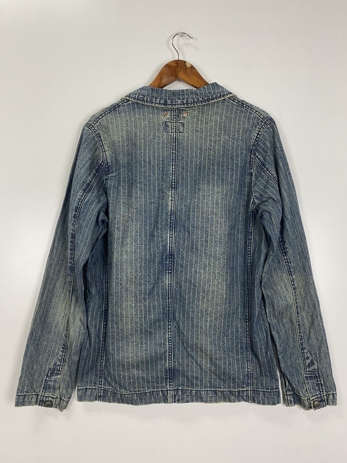 Indigo × Vintage Vintage Nylaus Jeans distress design Size US L / EU 52-54 / 3 - 10 Thumbnail