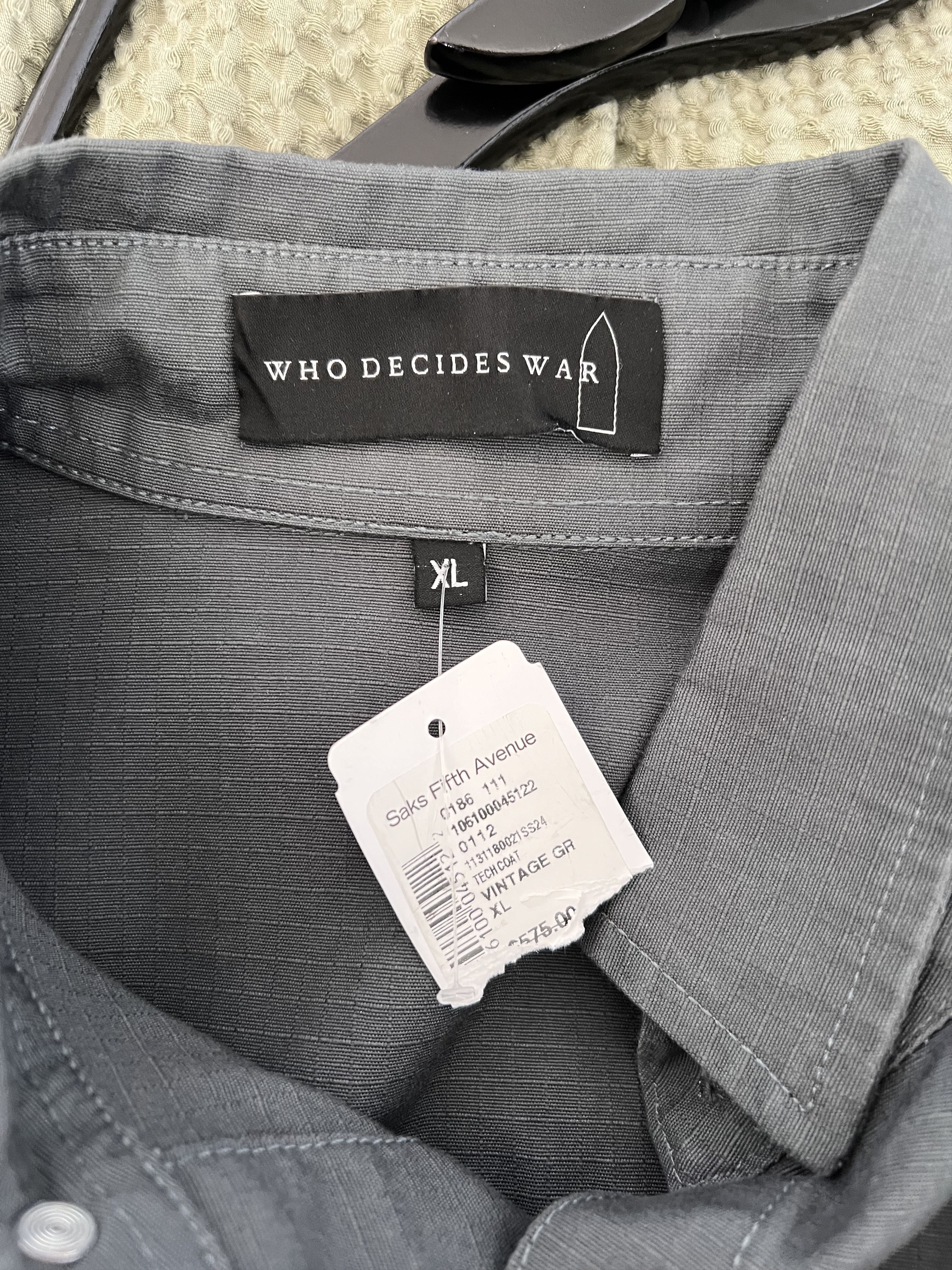 Who Decides War Who Decides War Multi Pocket Tech Coat in Grey Size US XL / EU 56 / 4 - 8 Thumbnail