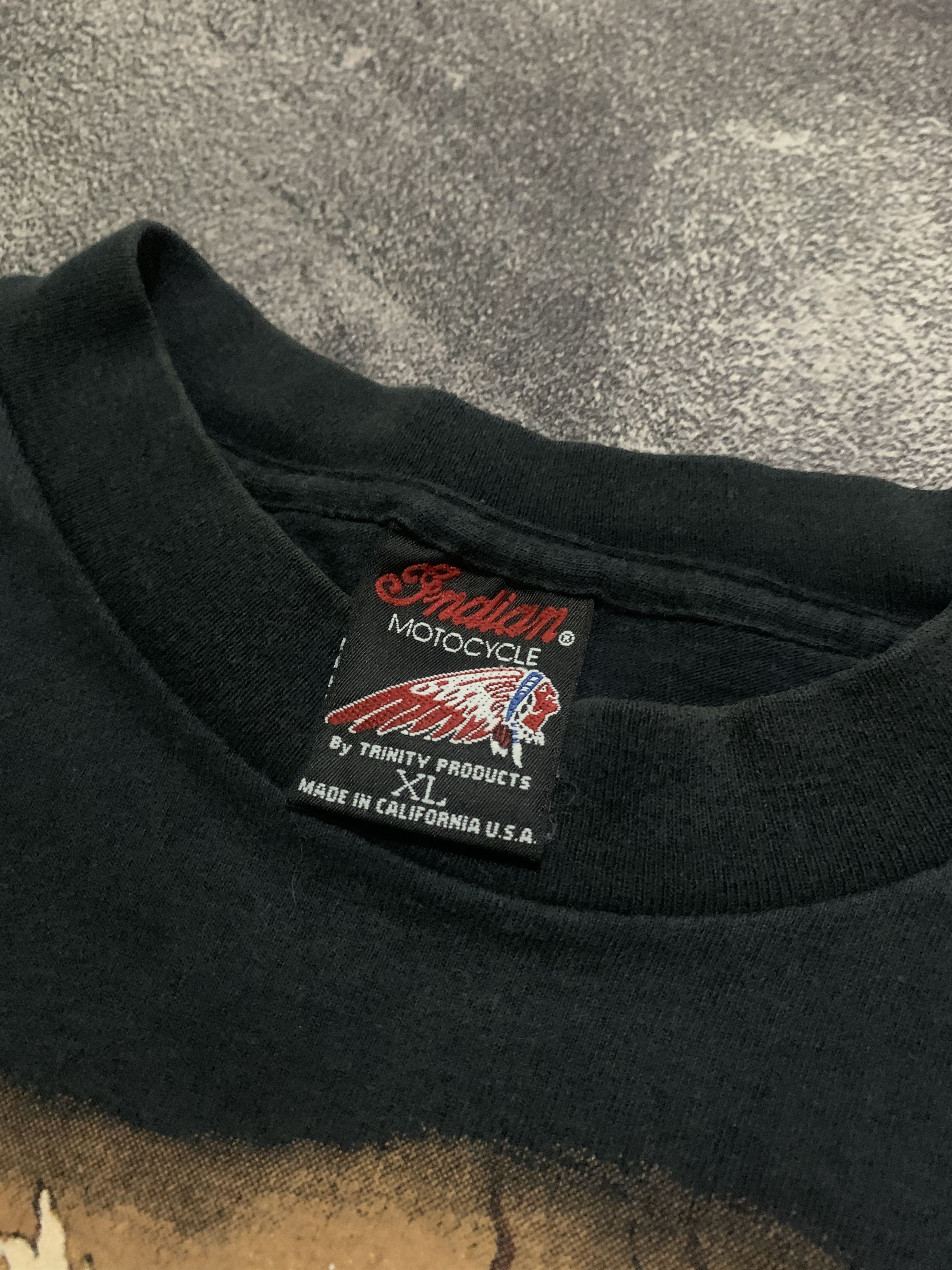 Indian Motorcycle 💎 Vintage Indian Motorcycle Tee Size US XL / EU 56 / 4 - 4 Thumbnail