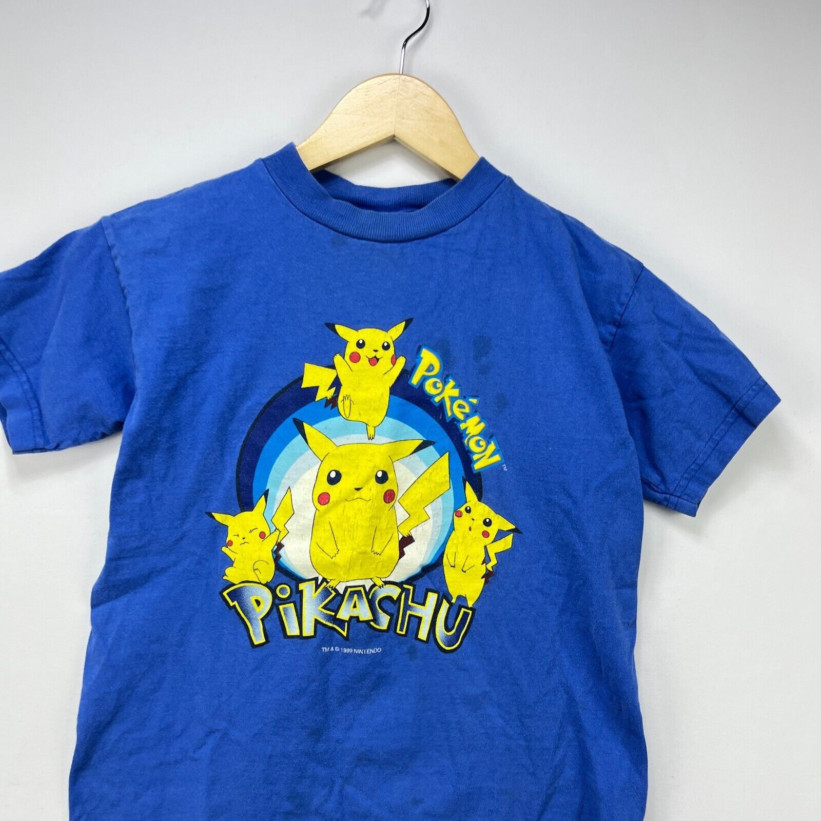 Nintendo × Vintage Vintage 1999 Pokemon Pikachu Nintendo T-Shirt XS Size US XS / EU 42 / 0 - 2 Thumbnail