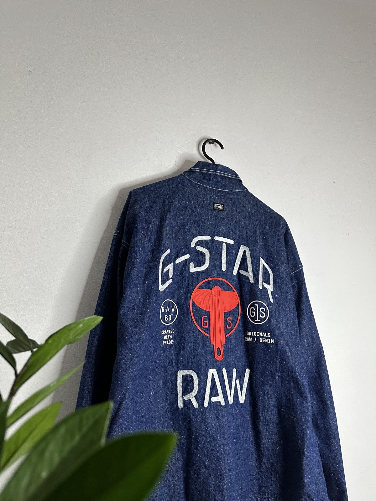 G-Star G Star Raw Embroidered Denim Jacket E Coach Size US L / EU 52-54 / 3 - 2 Thumbnail