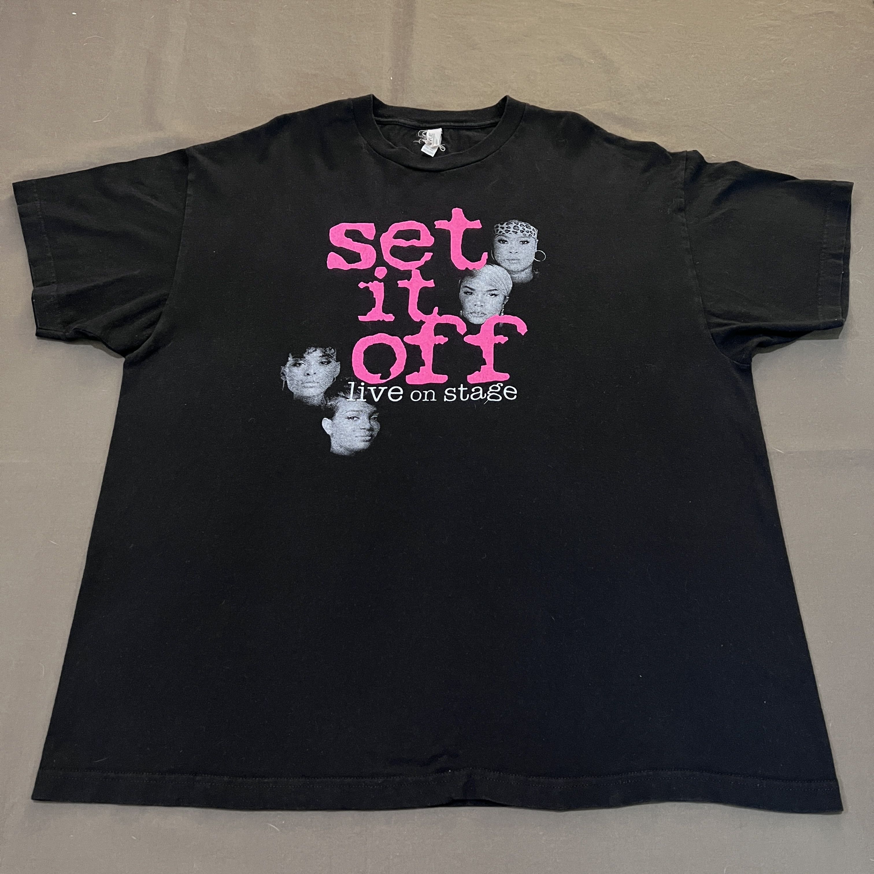 Rap Tees × Vintage Vintage Y2K Set It Off Movie Promo Tee 2XL Live on stage Size US XXL / EU 58 / 5 - 2 Thumbnail