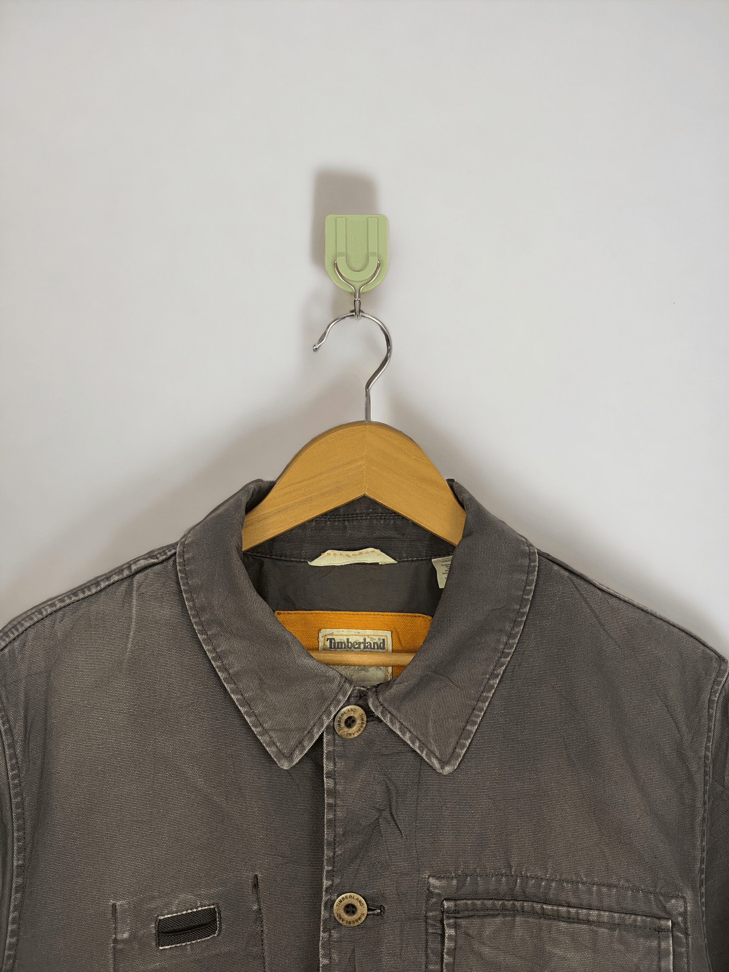 Timberland Vintage Timberland Full Button Up Denim Brown Jacket AH0057 Size US M / EU 48-50 / 2 - 2 Thumbnail