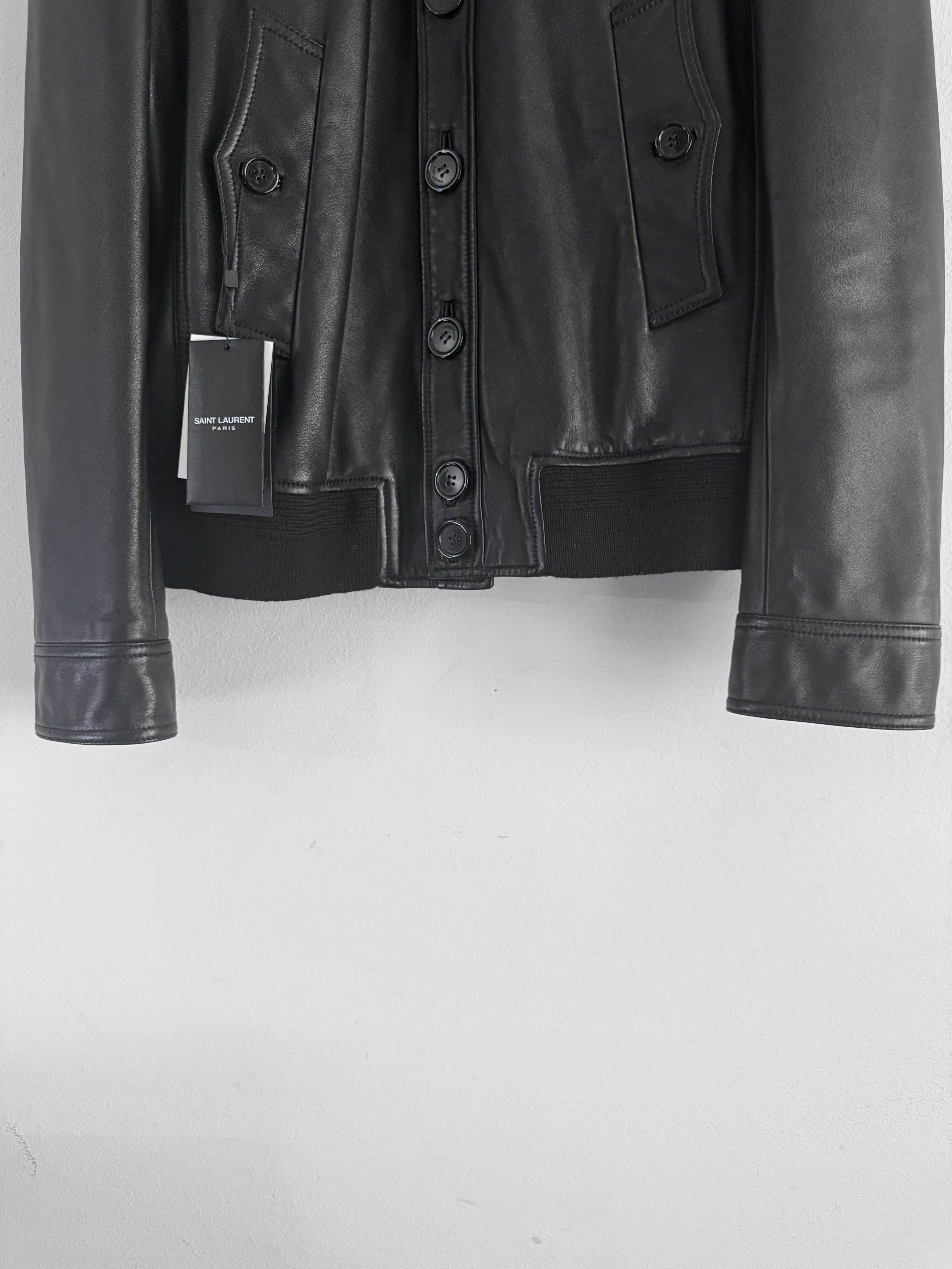 Saint Laurent Paris Saint Laurent Leather Jacket Size US L / EU 52-54 / 3 - 8 Thumbnail
