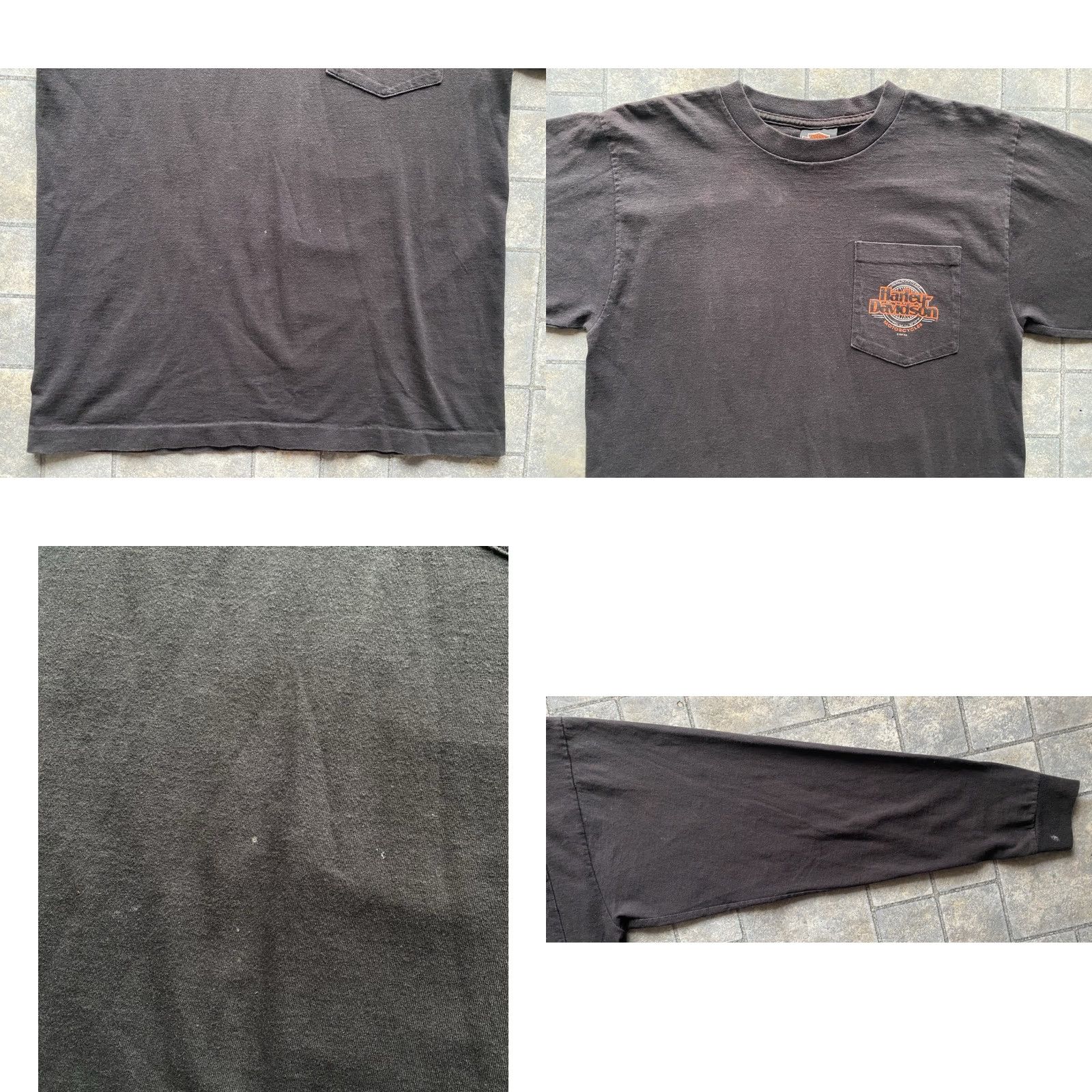 Harley Davidson VINTAGE Harley-Davidson Long Sleeve Shirt M Men Black 1997 Wisconsin Harley-Davidson 90s Biker Motorcycle Wisconsin United States Size US M / EU 48-50 / 2 - 8 Thumbnail