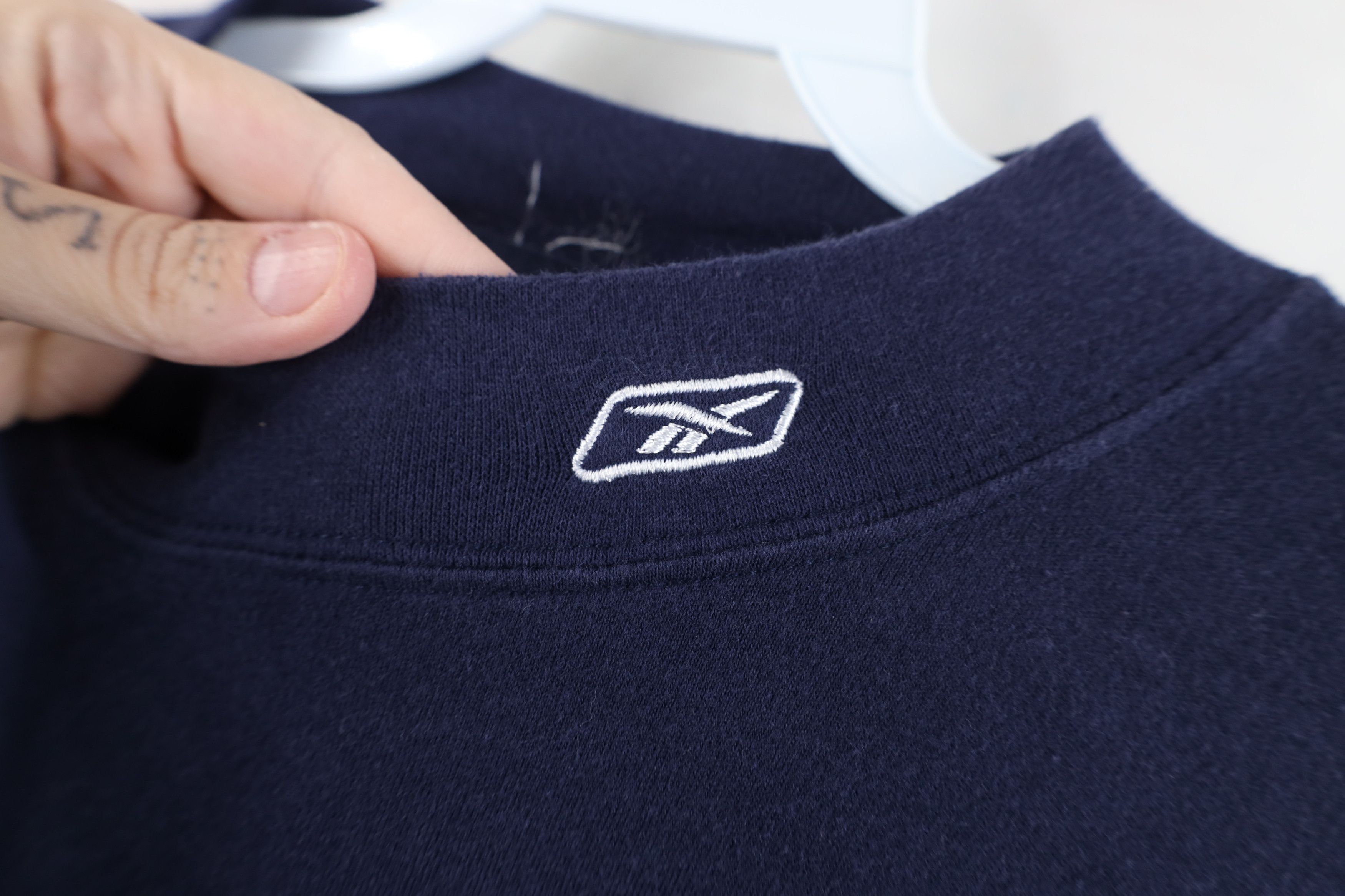 Reebok Vintage 90s Reebok Logo Mock Neck Long Sleeve T-Shirt Size US XXL / EU 58 / 5 - 4 Thumbnail
