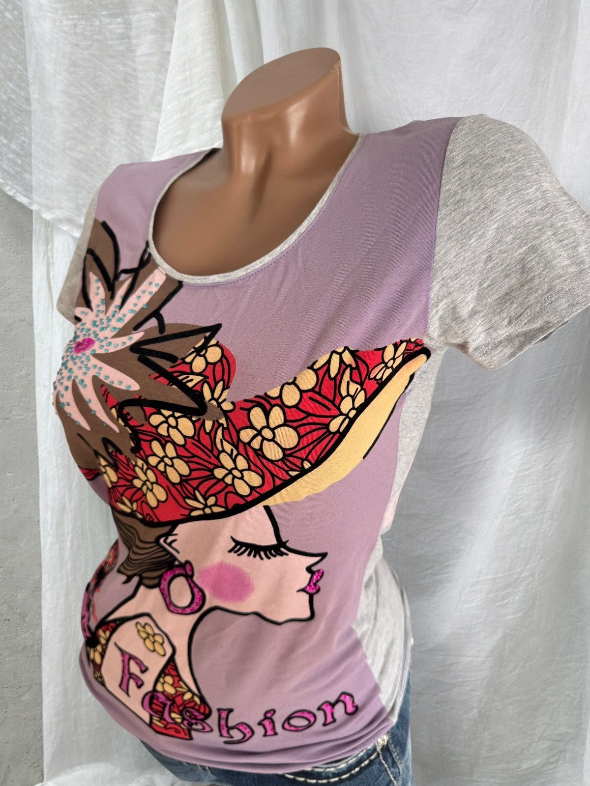 Hysteric Glamour 2000’s Aesthetic Y2K Fashion Glam Super Sexy T-Shirt Size M / US 6-8 / IT 42-44 - 4 Thumbnail