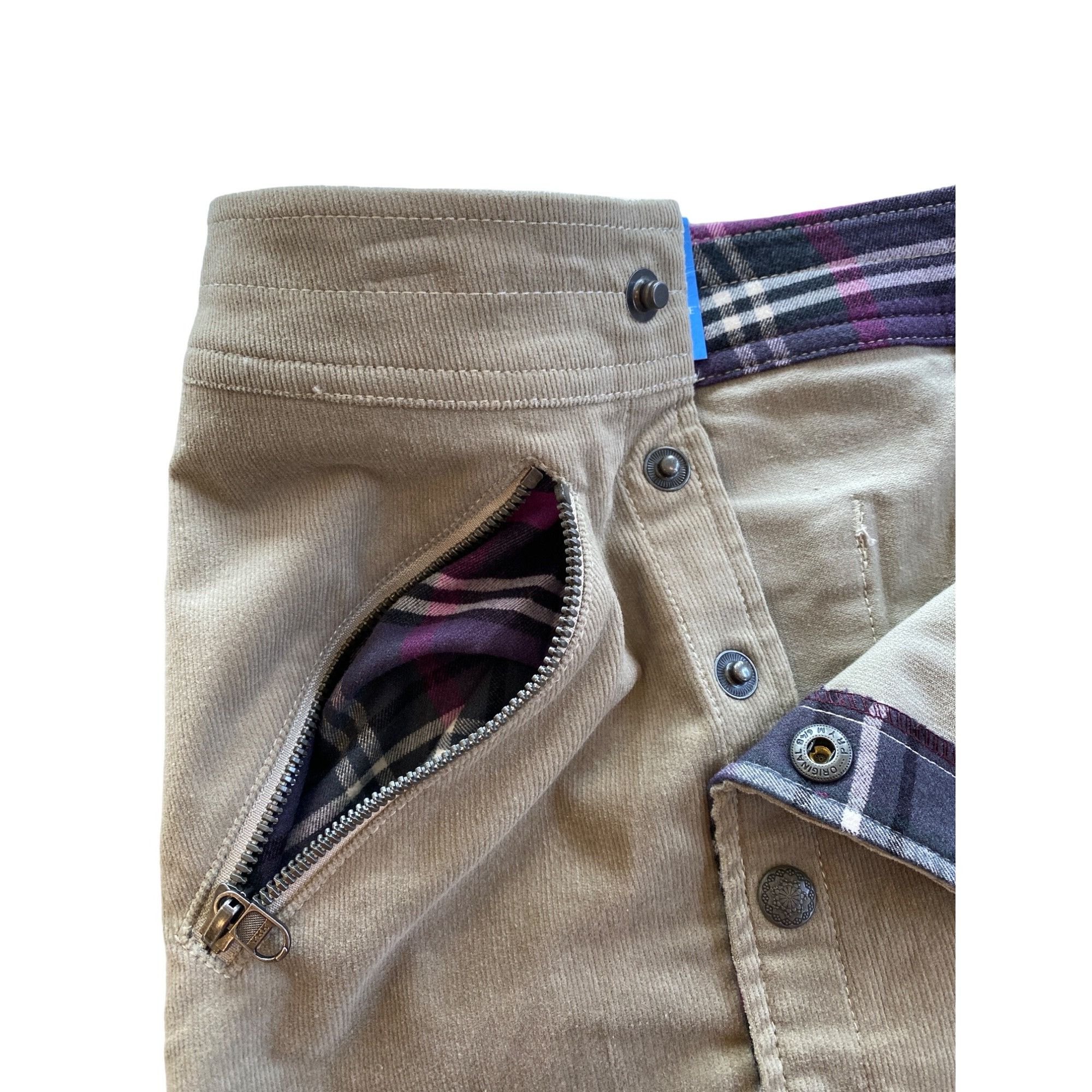 Kuhl NWT KUHL Streamline Snap Front Corduroy Skirt Khaki Women's Size 30" / US 8 / IT 44 - 7 Thumbnail