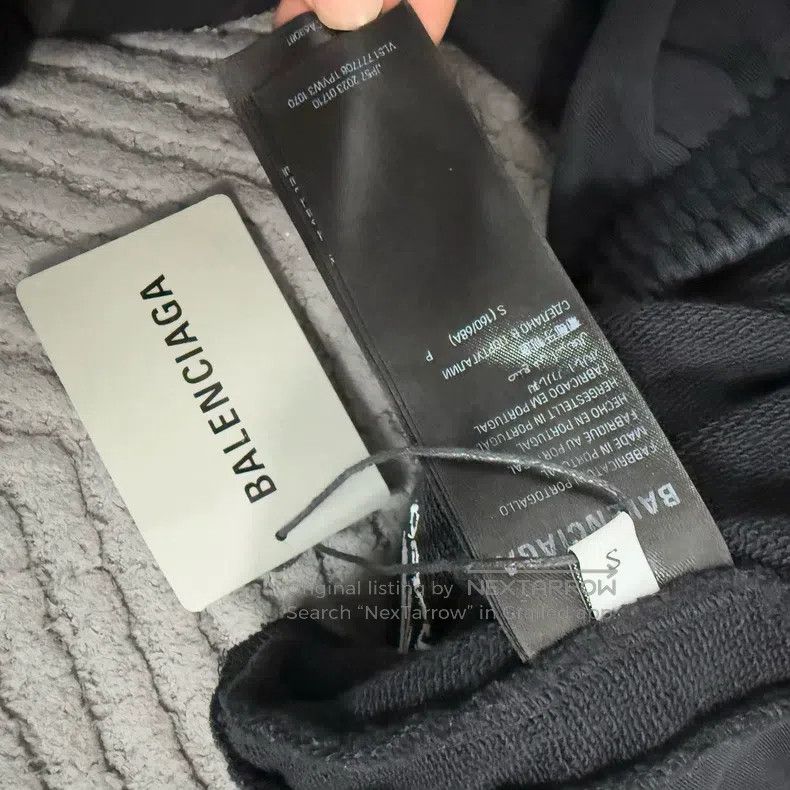 Balenciaga Balenciaga size S Manchester series sweatpants, black Size US 27 - 4 Thumbnail