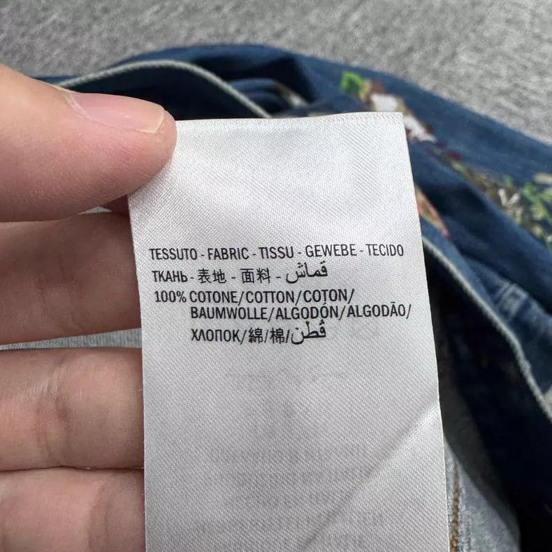 Gucci Gucci Floral graffiti denim jacket 2505-Nextarrow Size US L / EU 52-54 / 3 - 3 Thumbnail