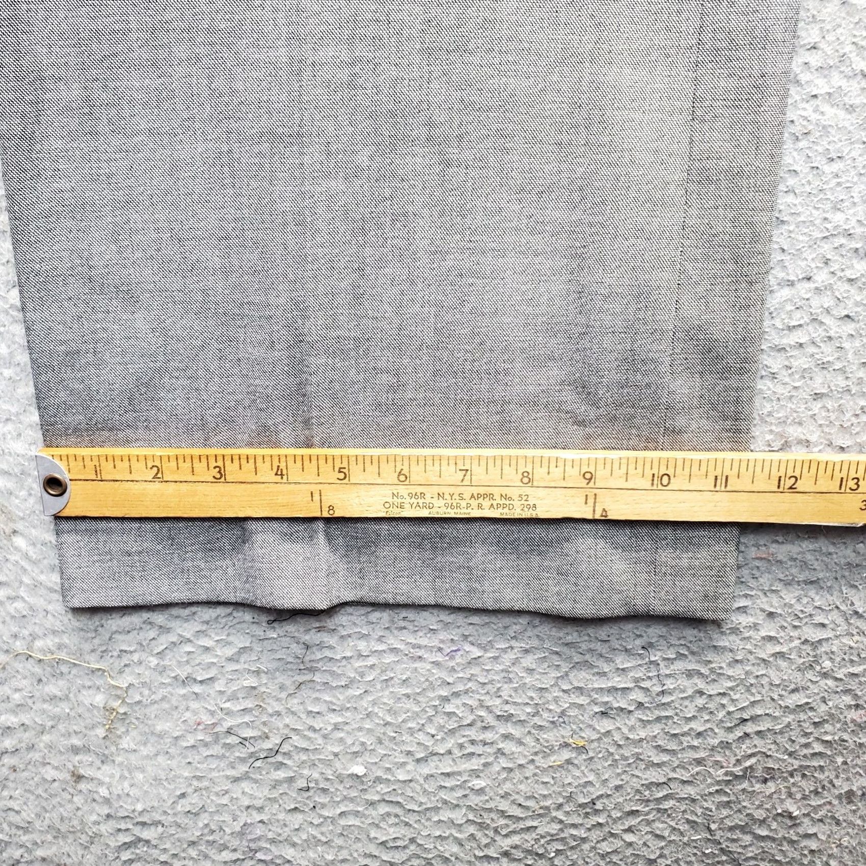 Loft LOFT 2 Piece Suit Jacket & Marisa Pants Womens 12/14 Gray Formal Single Breasted Size 34" / US 12 / IT 48 - 6 Thumbnail