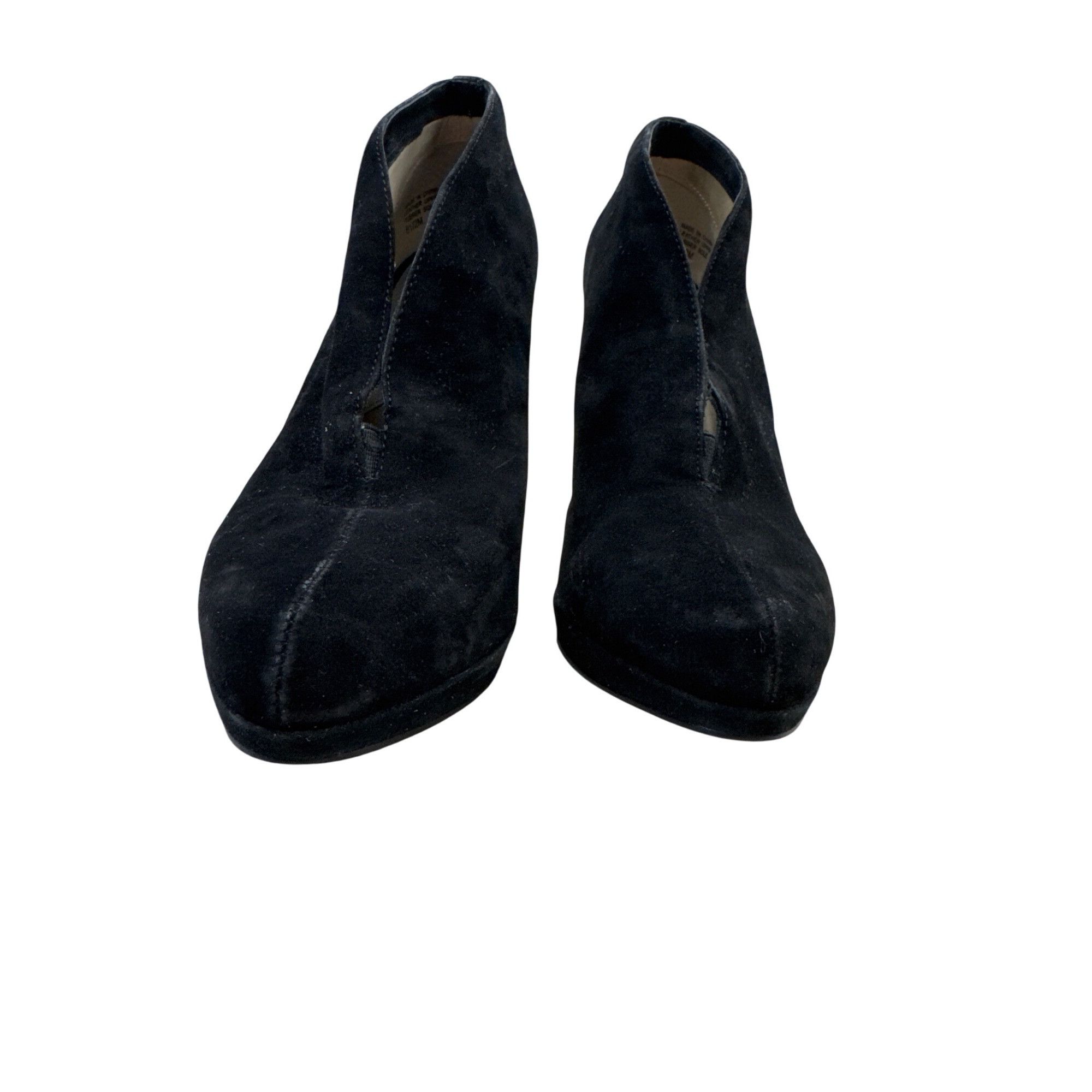 Michael Kors Michael Kors Womens Black Suede 4.5" Heels Size 8.5M SKU 703 Size US 8.5 / IT 38.5 - 5 Thumbnail
