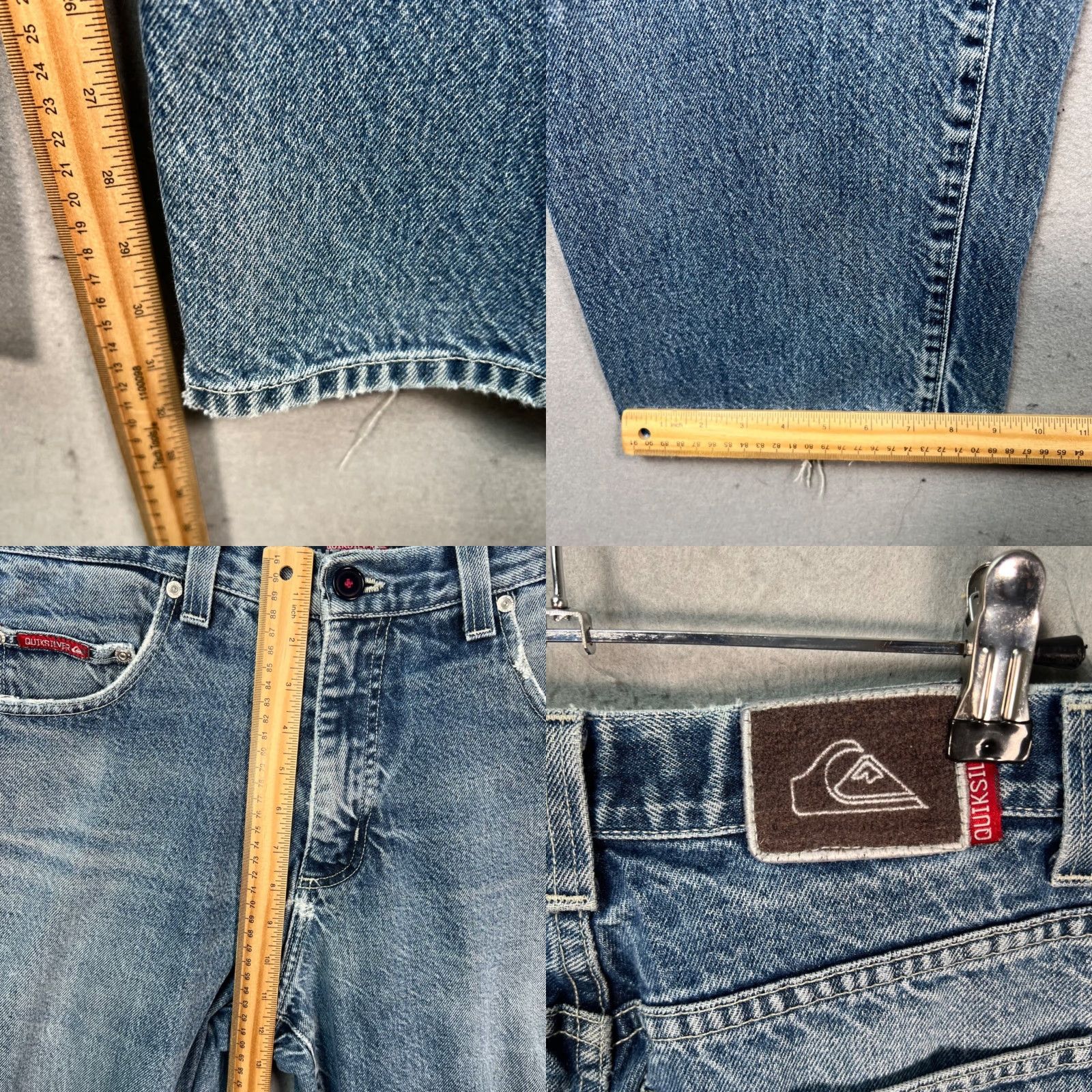 Quiksilver Quiksilver Mens Jeans Size 32 Denim 5-Pocket Blue USA Straight 100% Cotton Style Quikjean Vintage United States Theme Bagging: N/A Size US 32 / EU 48 - 8 Thumbnail