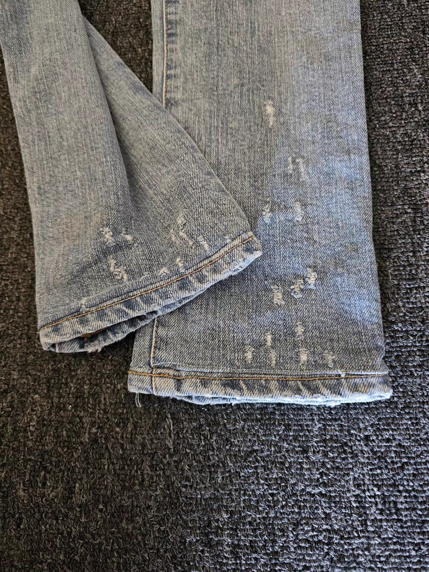 Balmain Balmain Men's Distressed Biker Jeans Size US 31 - 2 Thumbnail