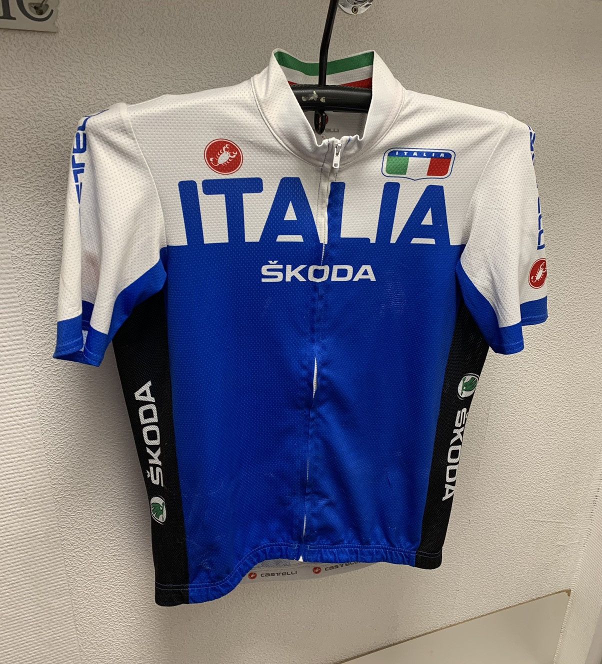 Bicycle Castelli Italia Skoda vintage bicycle bice jersey Xl sz Size US XL / EU 56 / 4 - 1 Thumbnail