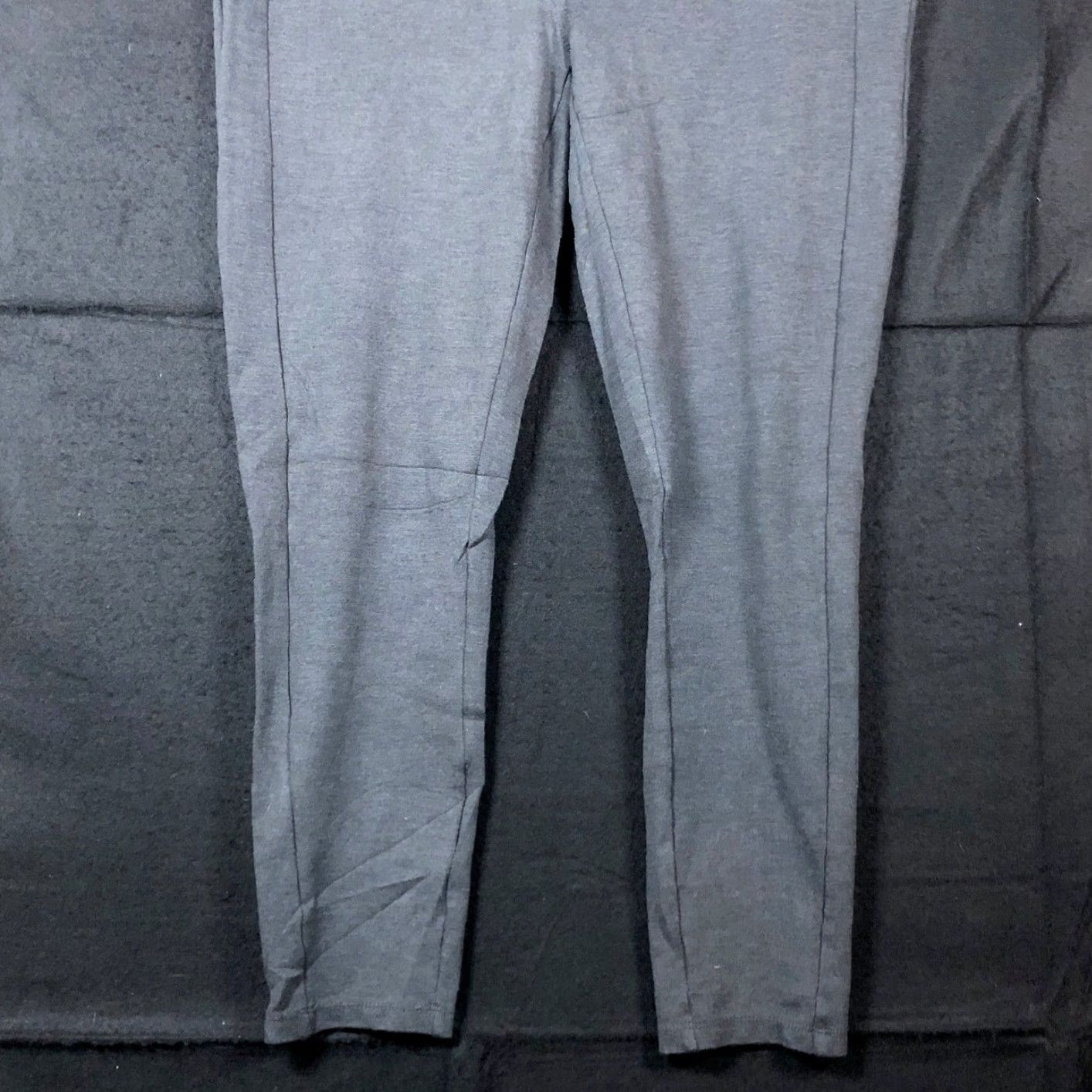 Loft LOFT Womens Pants Gray Pull On Mid Rise Leggings Rayon Nylon Stretch Large Size 24" / US 00 / IT 34 - 3 Thumbnail