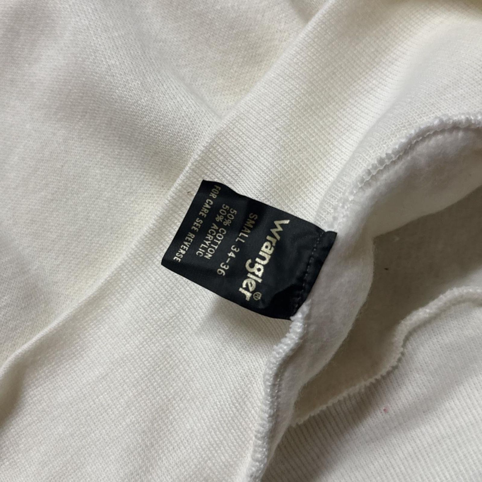 Vintage True Vintage 70s Wrangler NWT 5050 Blank Hoodie Sweatshirt Size US S / EU 44-46 / 1 - 5 Thumbnail