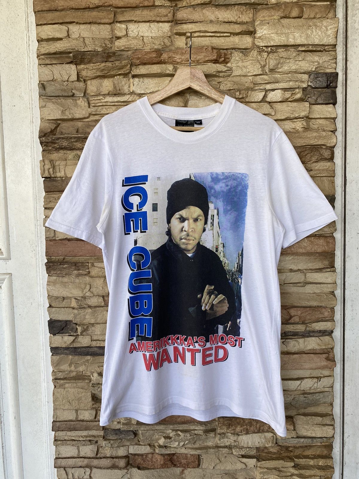 Band Tees Ice Cube Amerikkka’s Most Wanted Rap Tees Vintage Vtg Size US M / EU 48-50 / 2 - 1 Thumbnail