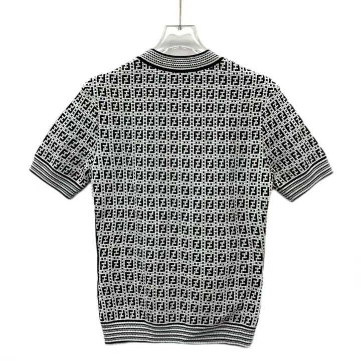 Fendi Fendi Logo All-over Print Crewneck Knit Size US XXS / EU 40 - 2 Thumbnail
