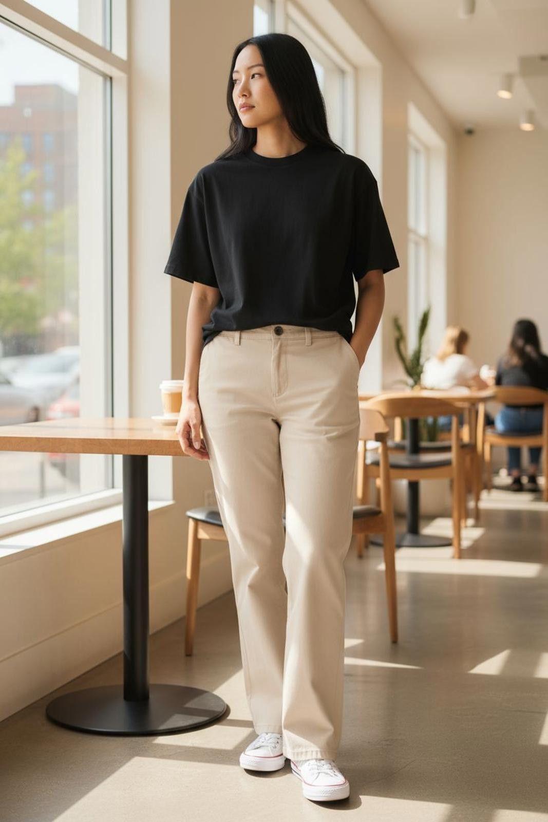 Lauren Ralph Lauren Lauren Ralph Lauren "adelle" Women's Casual Beige Pants Size 34" / US 12 / IT 48 - 2 Thumbnail