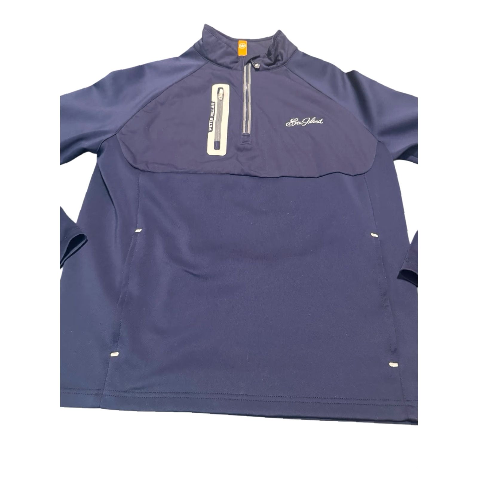 Peter Millar Peter Millar Crown Hyperlight Weld Hybrid 1/4 Zip Pullover Mens Golf Navy Small Size US S / EU 44-46 / 1 - 5 Thumbnail