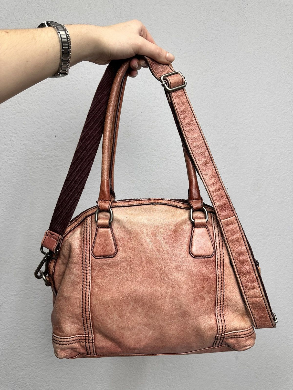 A.S.98 Vintage Japan Leather Bag Kapital Messenger Y2K Rare GOA Size ONE SIZE - 6 Thumbnail