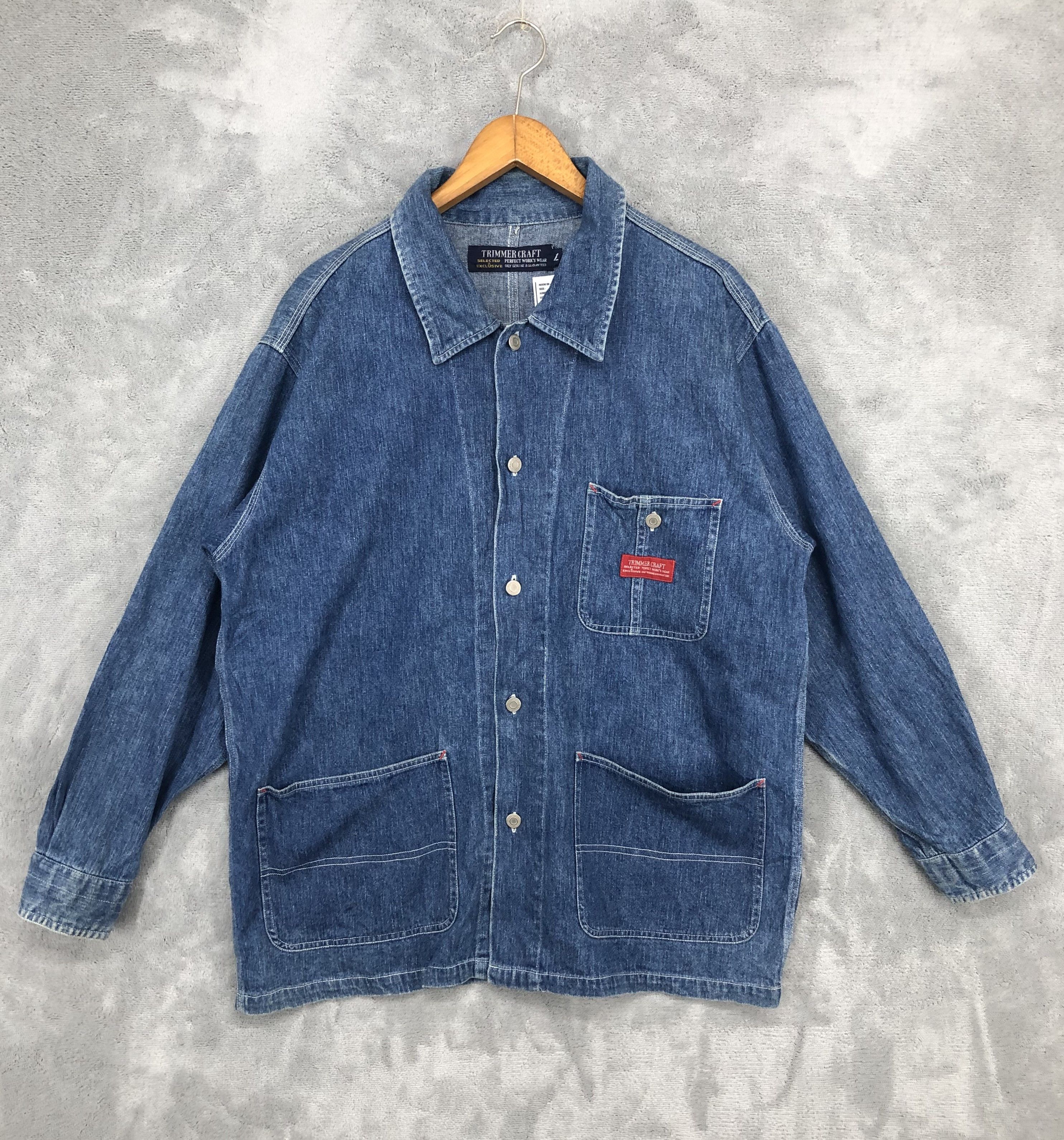 Vintage Trimmer Craft Denim Workwear Jacket
