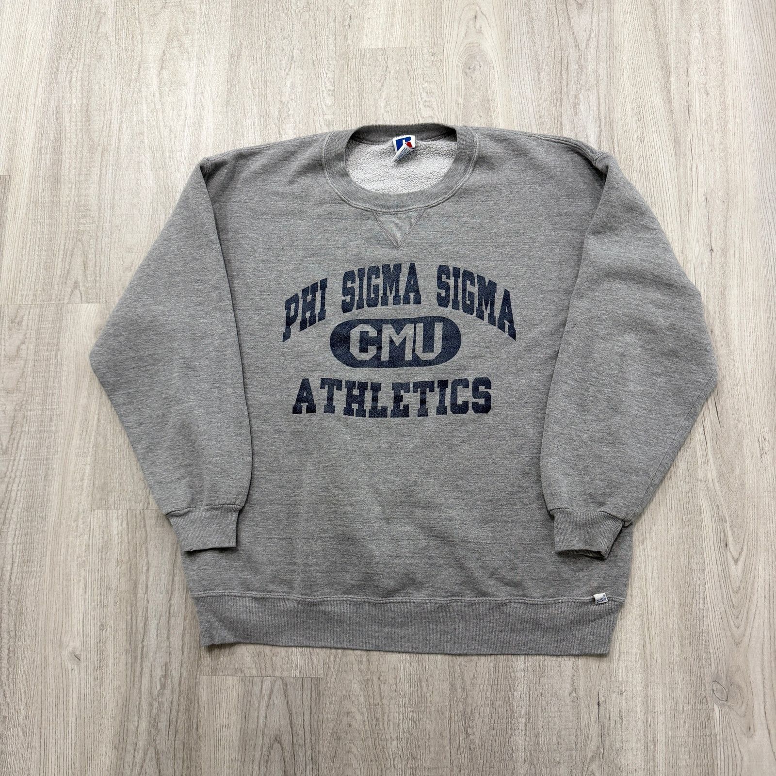 Russell Athletic Vintage Central Michigan Phi Sigma Sigma Sweatshirt 2XL Size US XXL / EU 58 / 5 - 1 Thumbnail