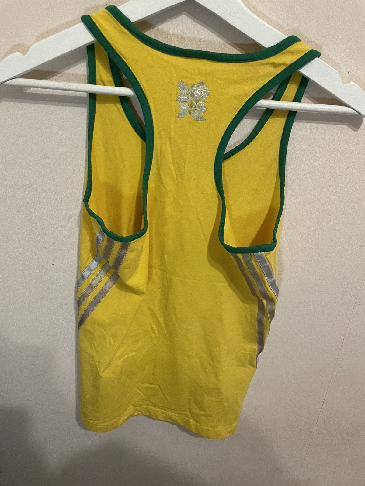 Adidas Vintage adidas yellow Olympics tank top Size US S / EU 44-46 / 1 - 2 Thumbnail