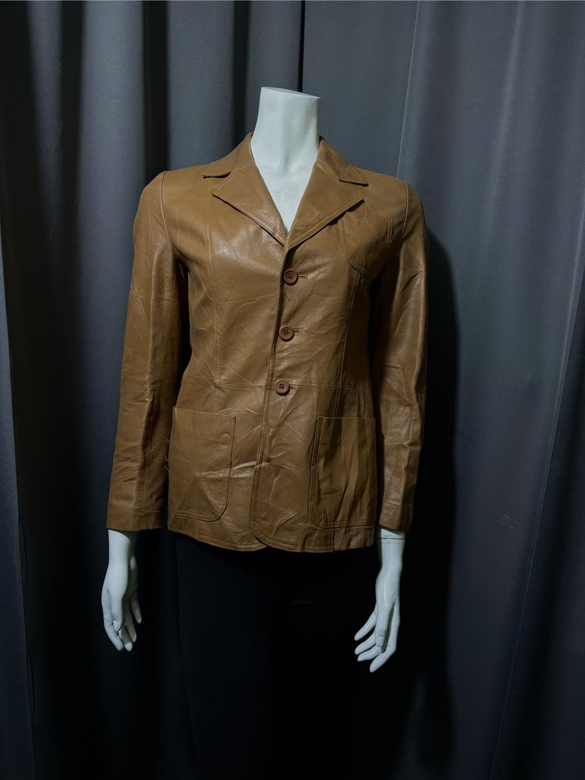 Yohji Yamamoto Ined by Yohji Yamamoto Leather Jacket Size S / US 4 / IT 40 - 1 Thumbnail