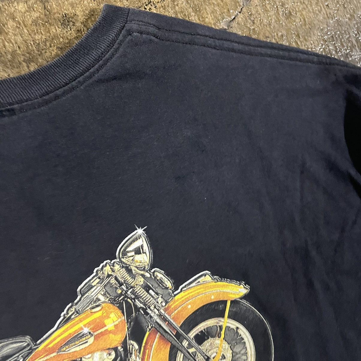 Harley Davidson × Vintage Crazy Vintage Harley Davidson Cafe Eagle Wings Tee Shirt 3XL Size US XXL / EU 58 / 5 - 9 Thumbnail