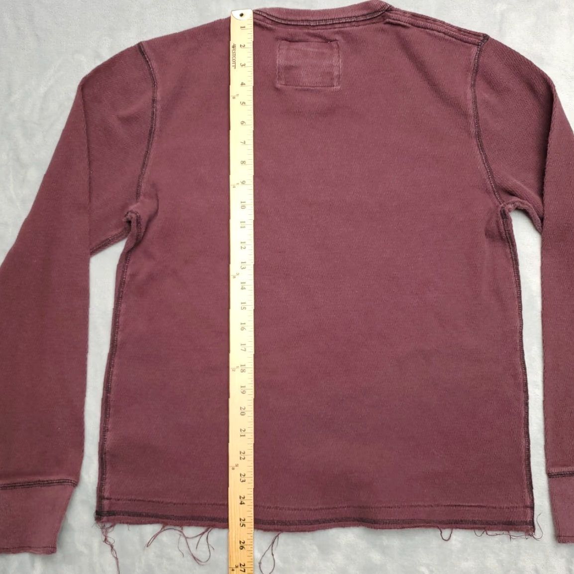Aeropostale VINTAGE Aeropostale Shirt Womens L Red Thermal Pullover Spellout Y2K 90s Retro Mens Womens Boys Girls Size L / US 10 / IT 46 - 7 Thumbnail