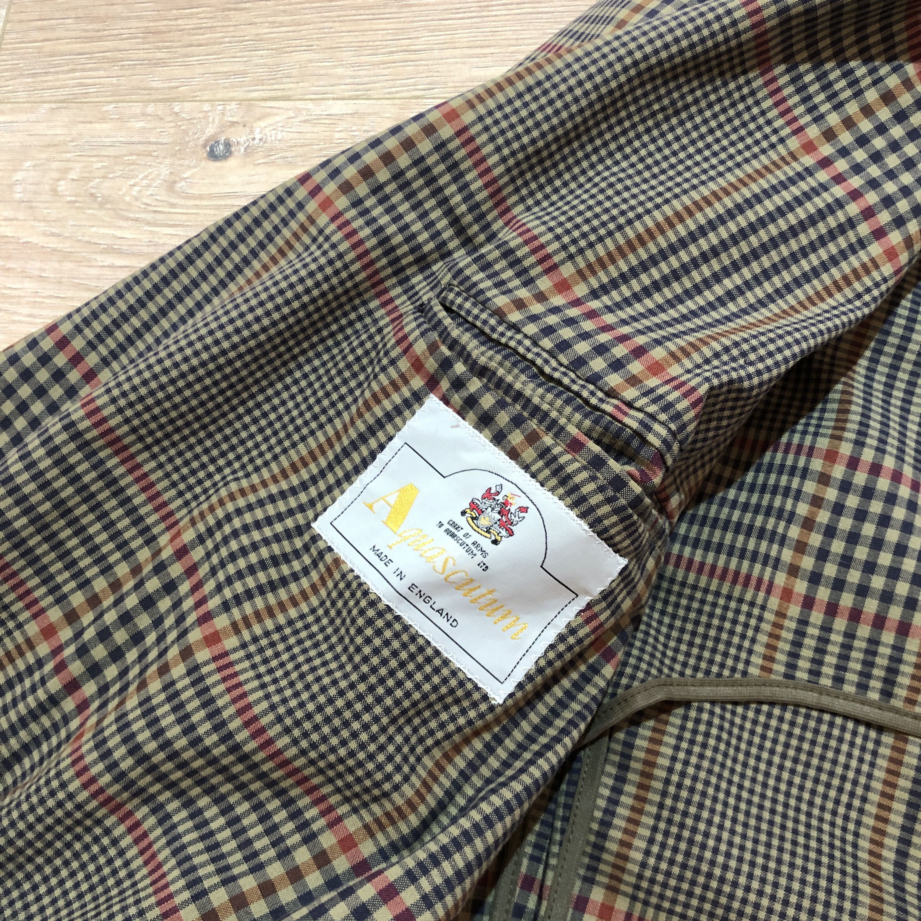 Aquascutum Aquascutum light VTG blazer jacket vintage classic England Size 42R - 7 Thumbnail