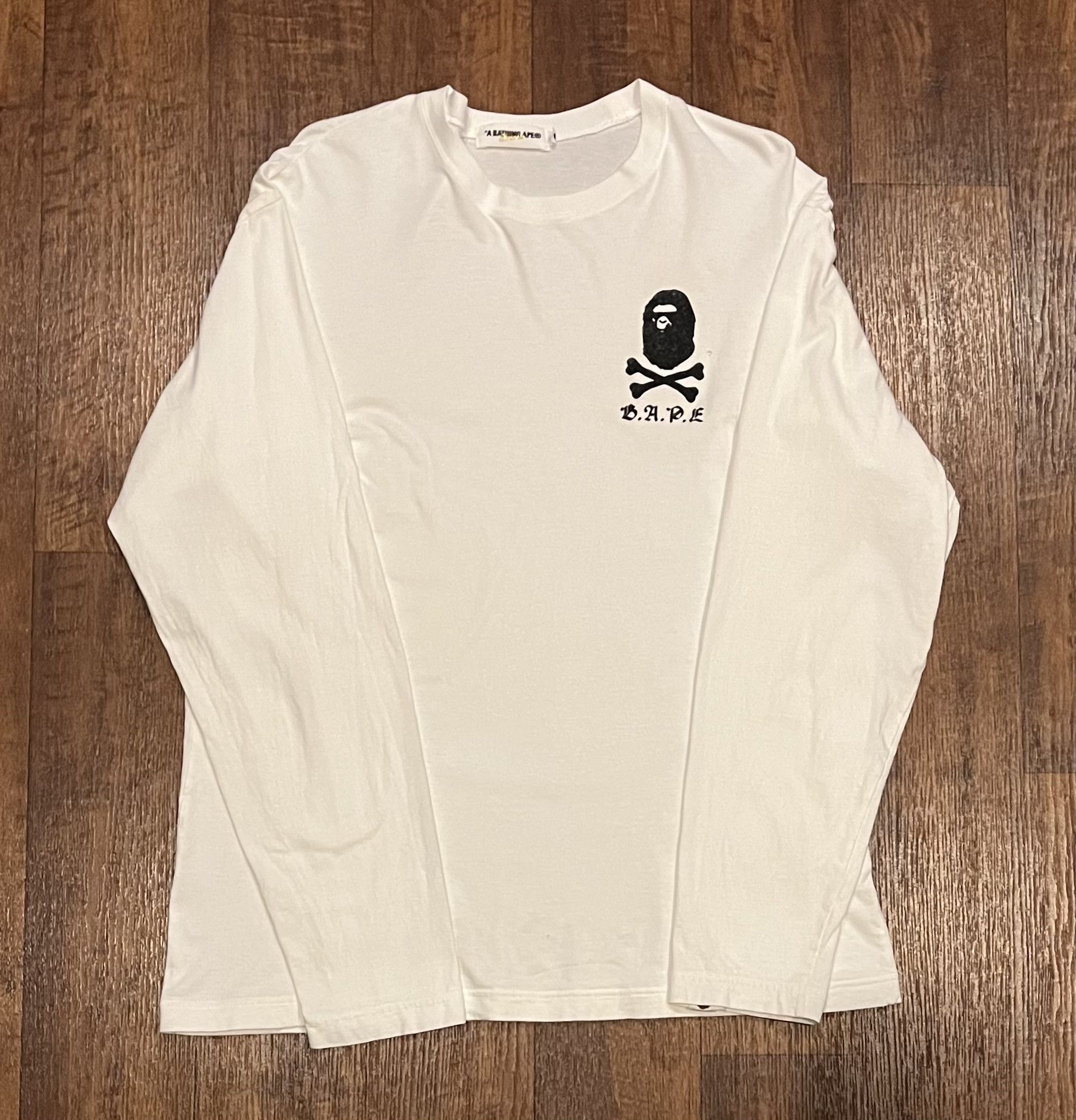 Bape Bape long sleeve tee shirt Size US L / EU 52-54 / 3 - 1 Thumbnail