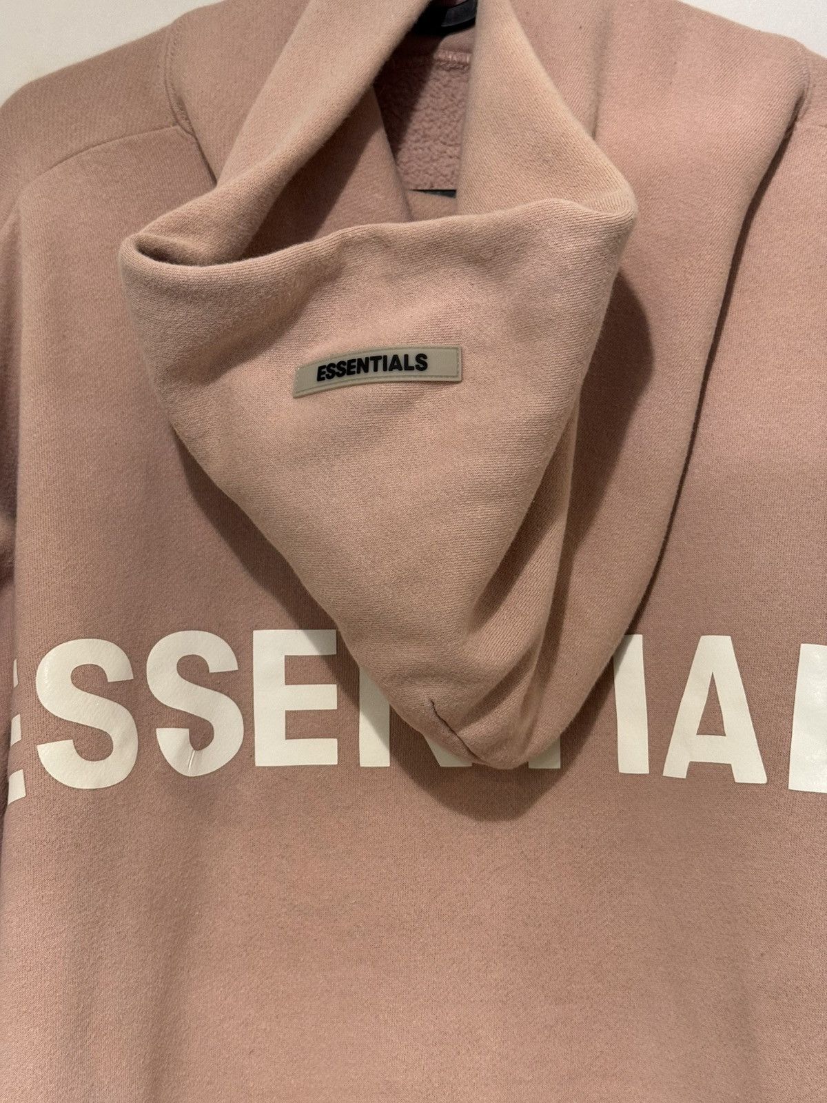 Fear of God 💥OG Fear of God Essentials Graphic Hoodie FW18 Pink SZ LRG Size US L / EU 52-54 / 3 - 9 Thumbnail