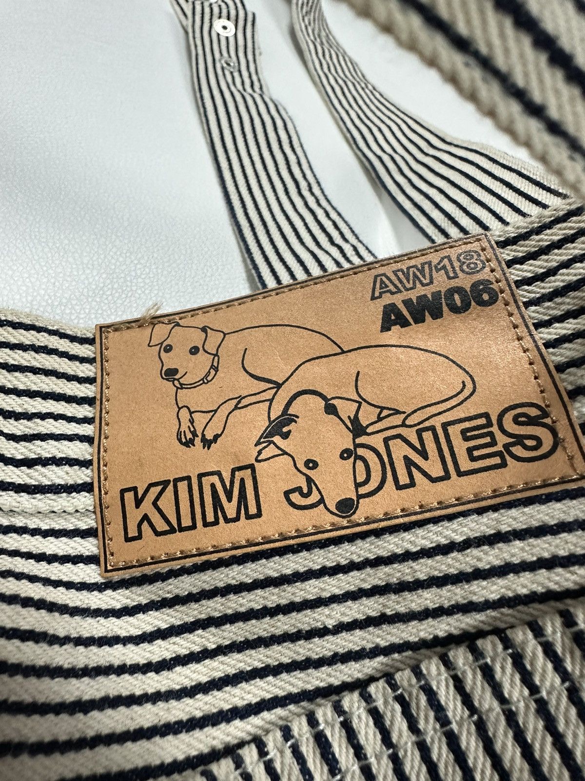 Kim Jones Kim Jones x GU Stripe Detachable Suspender Pants Size US 29 - 8 Thumbnail