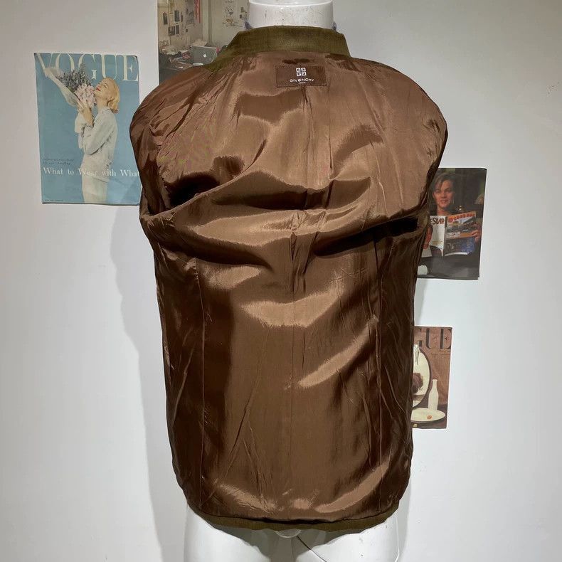 Givenchy Givenchy Vintage Givenchy Brown Blazer with Logo Buttons - Size US M / EU 48-50 / 2 - 4 Thumbnail