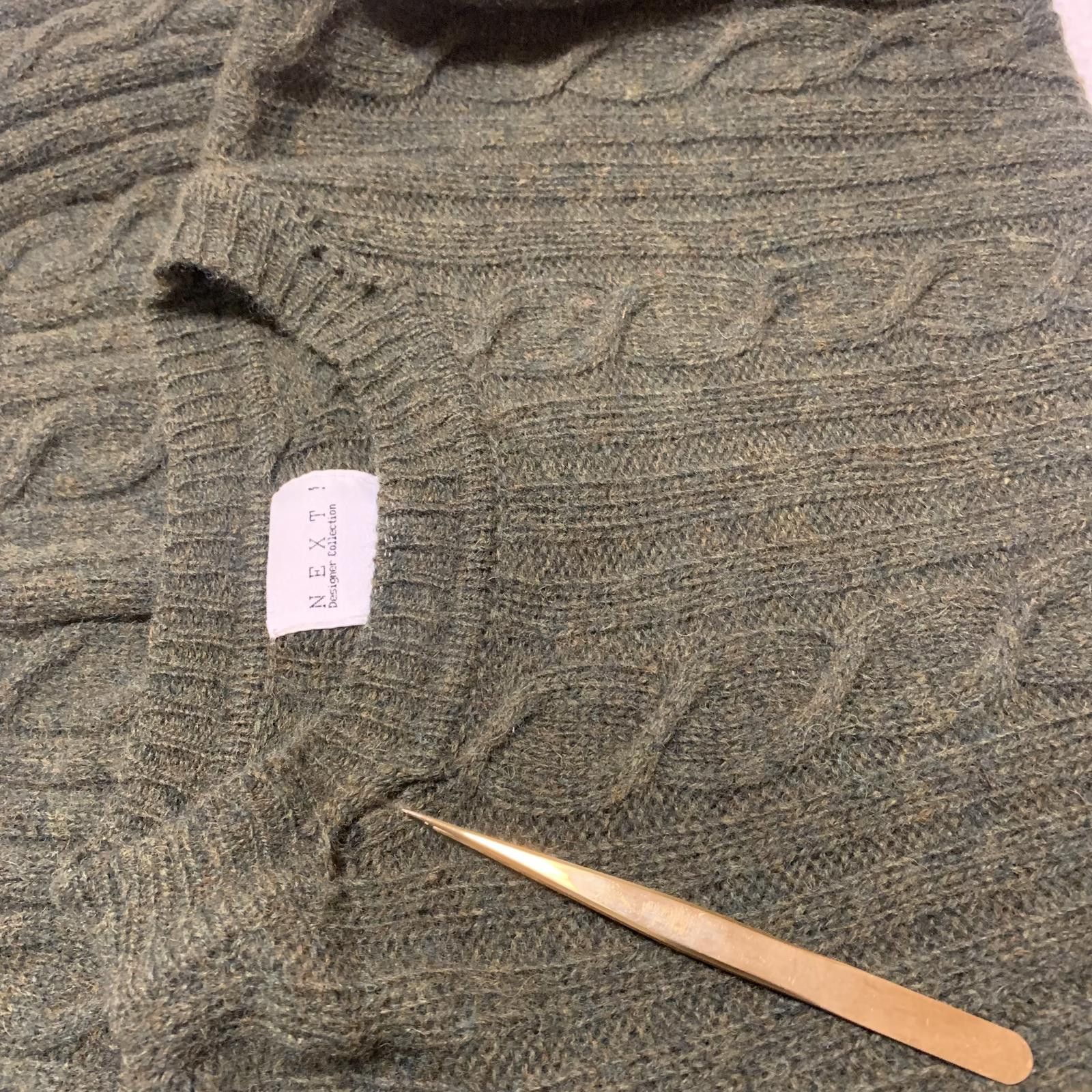 NEXT Next Designer Collection Women's M Wool Sweater Green Size M / US 6-8 / IT 42-44 - 12 Thumbnail