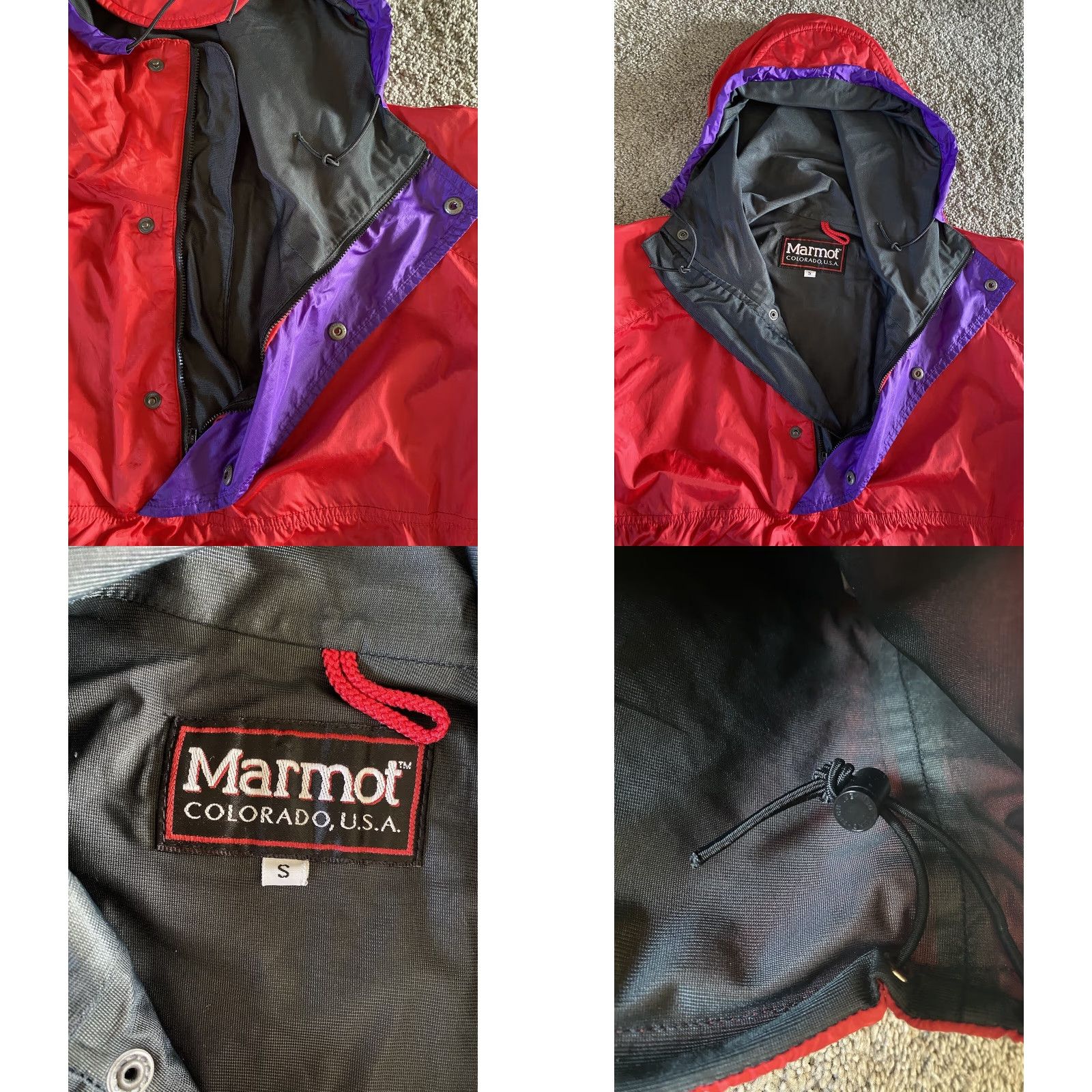 Marmot Marmot Jacket Men’s S Red Gore-Tex Hooded With Pockets USA Colorado Outdoor Jacket Red Marmot USA Colorado Jacket Men’s S Size US S / EU 44-46 / 1 - 8 Thumbnail