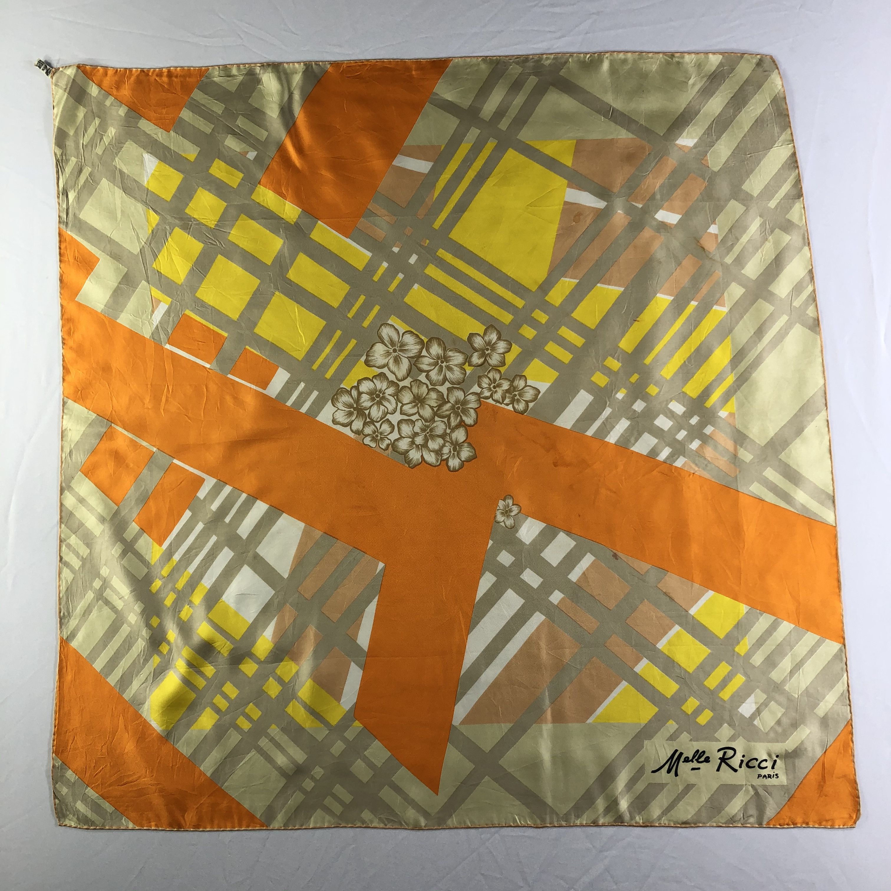 Vintage Vintage Melle Ricci Silk scarf Size ONE SIZE - 2 Thumbnail