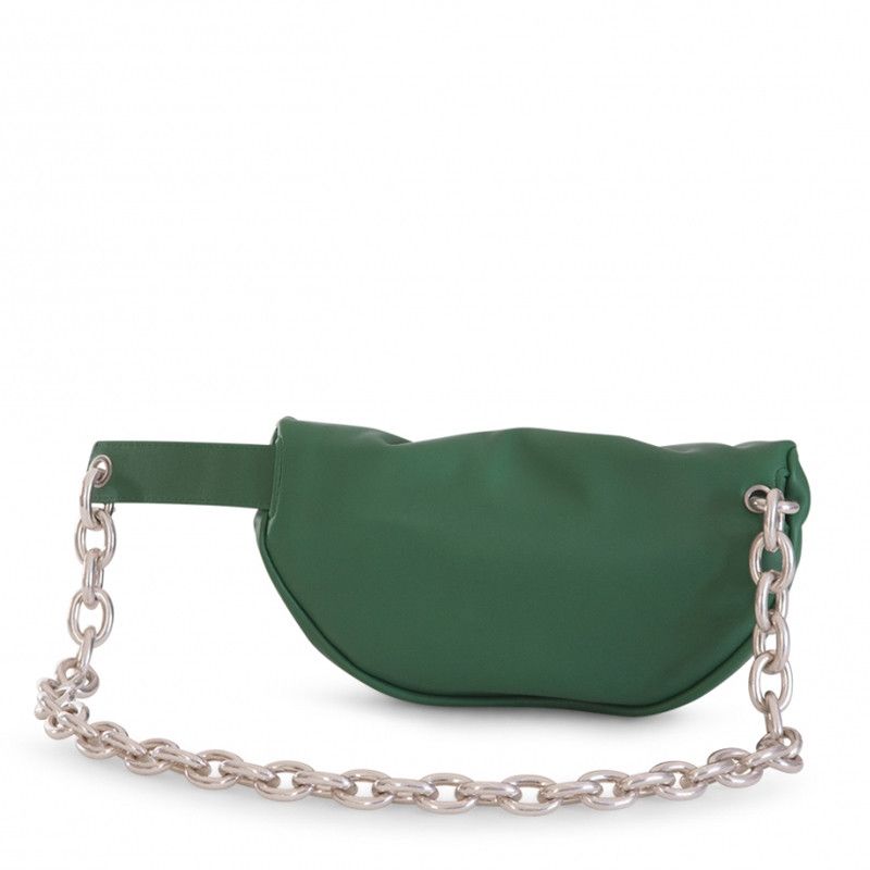 Bottega Veneta o1n1vont1024 Size: OS / Chain Pouch Belt Bag Racing Green Size ONE SIZE - 3 Thumbnail