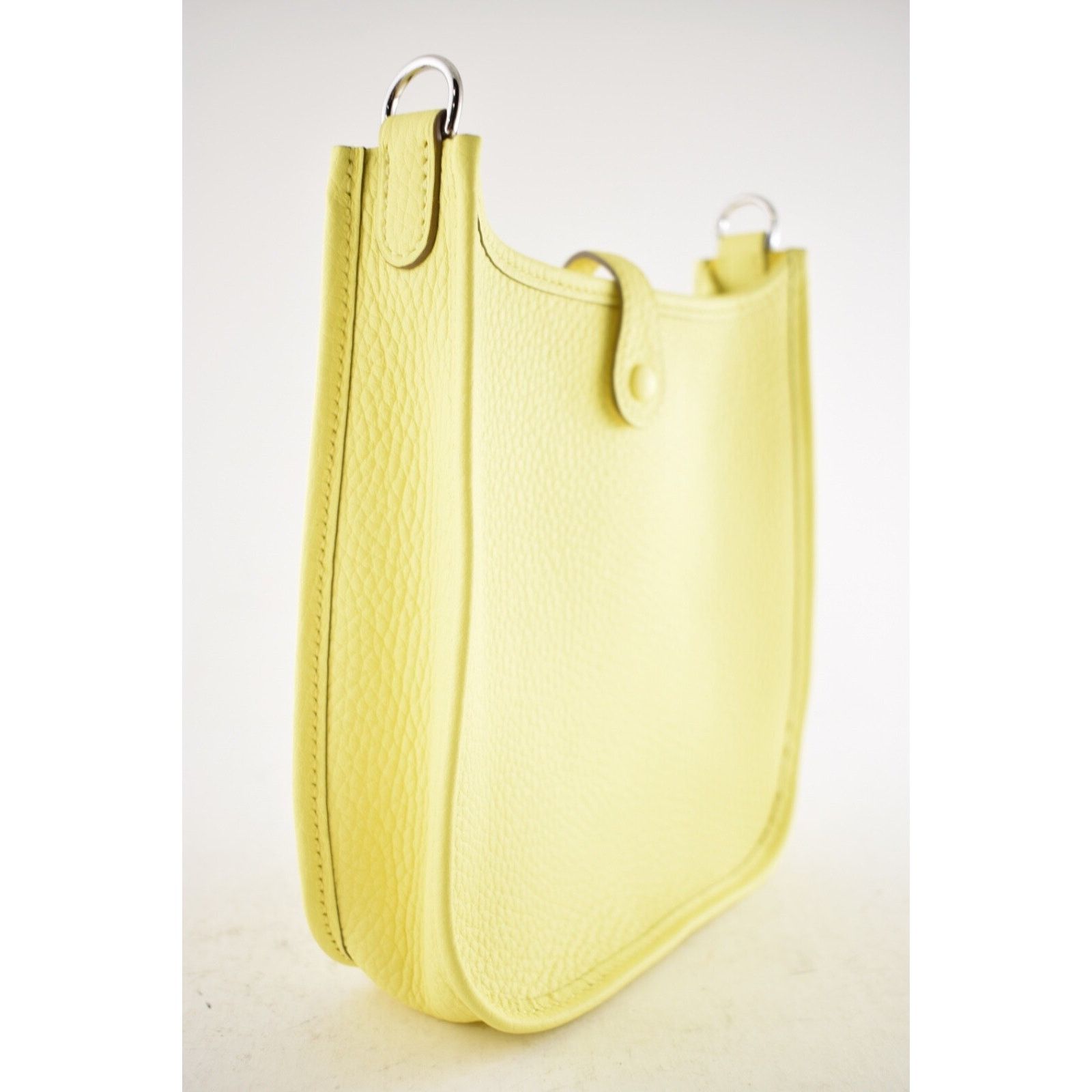 Hermes Hermes Mini Limoncello Yellow Leather Crossbody Shoulder Bag Size ONE SIZE - 14 Thumbnail