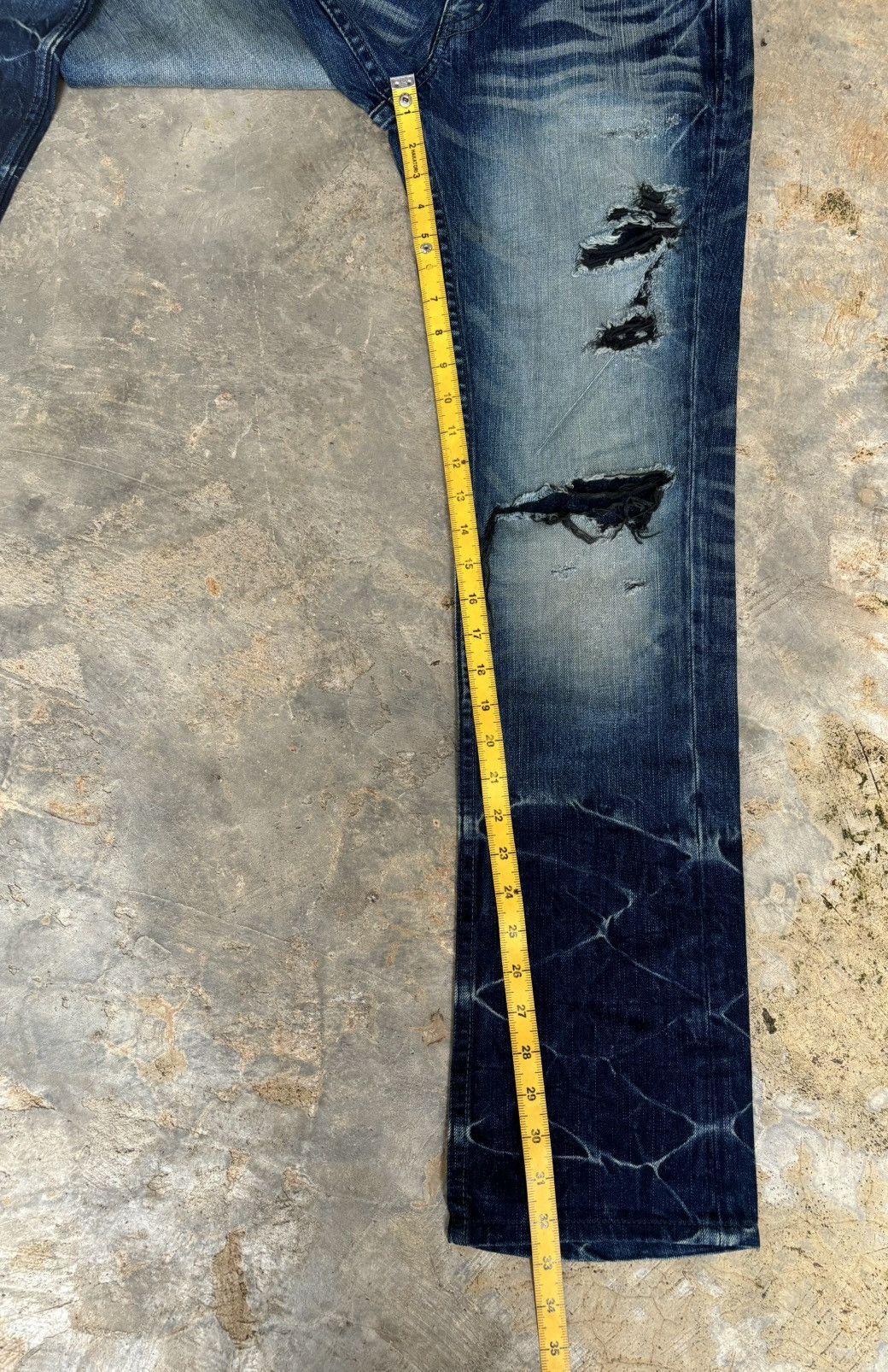 Hysteric Glamour Distressed Denim Ifsixwasnine Lgb Style Jeans Size US 33 - 12 Thumbnail