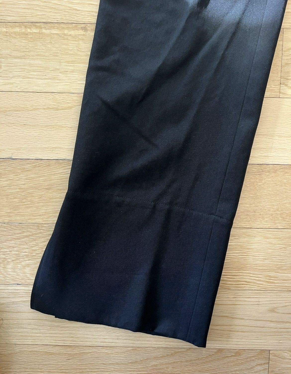 Yohji Yamamoto Yohji Yamamoto Side Zippered Flared Trousers Size US 30 / EU 46 - 2 Thumbnail