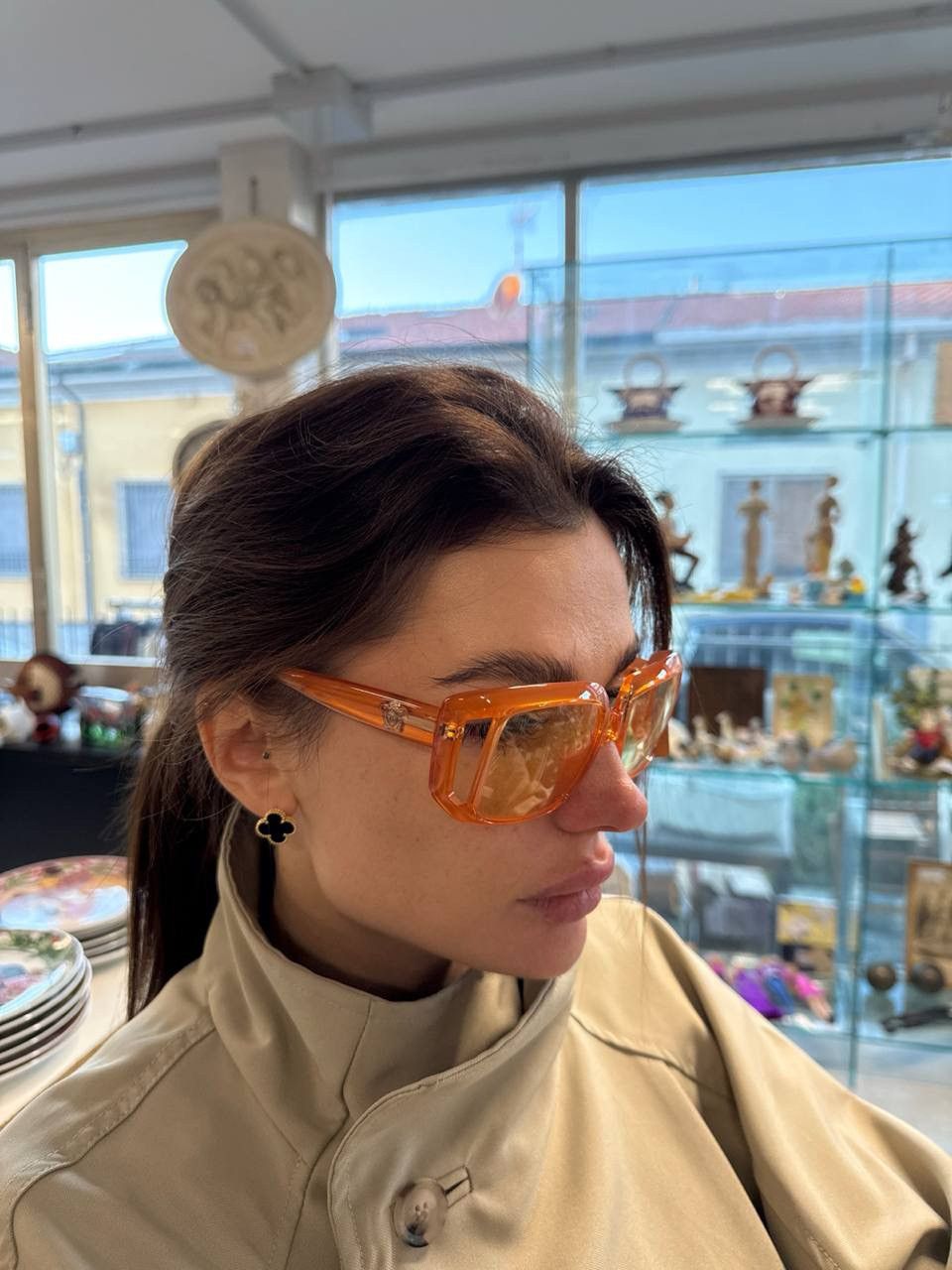 Versace GIANNI VERSACE sunglasses 384 col 363 orange FW 01 Size ONE SIZE - 1 Thumbnail