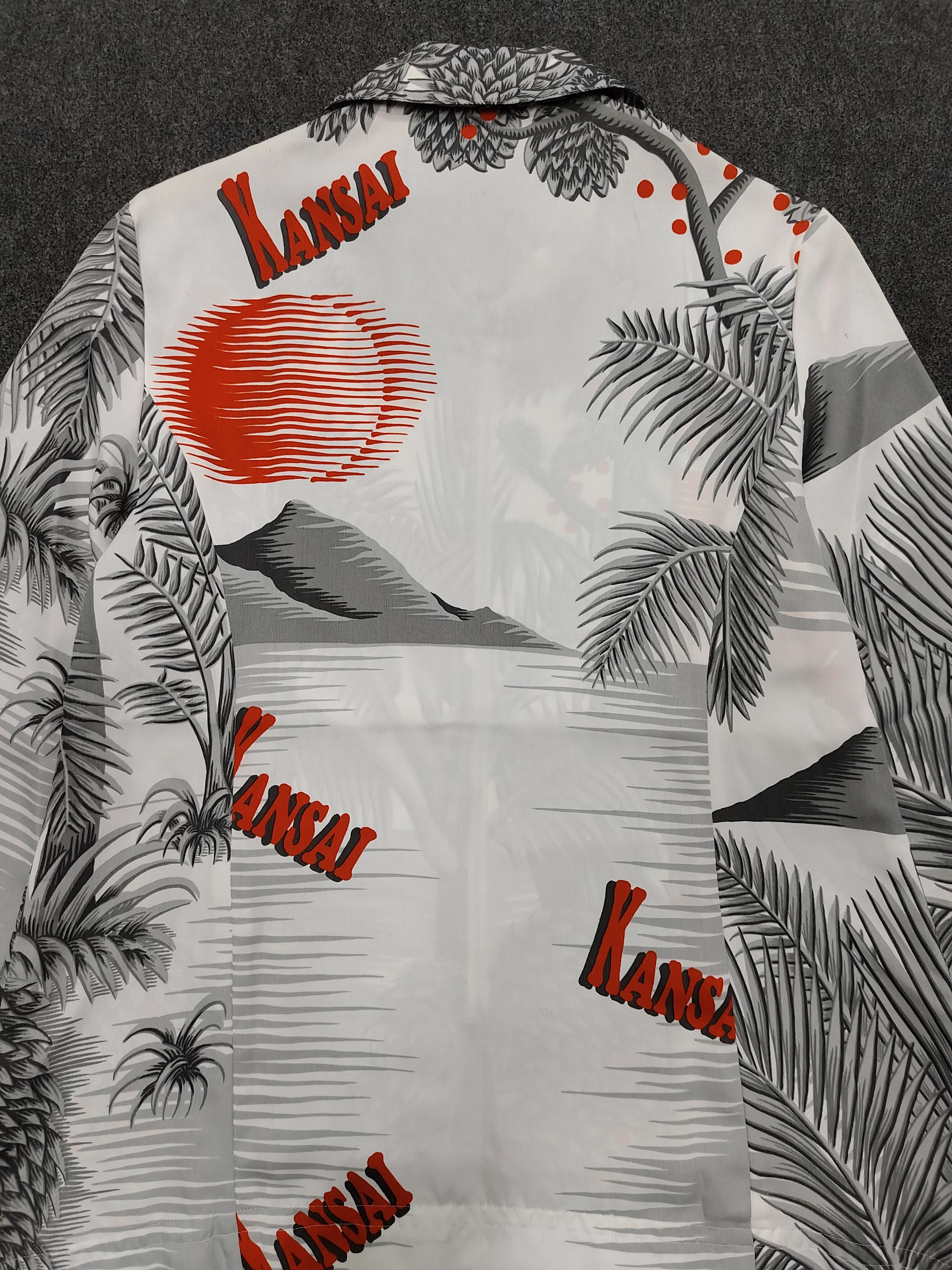 Kansai Yamamoto 90s Kansai Yamamoto- Archive Summer Sunset Art Zip Shirt Size US M / EU 48-50 / 2 - 7 Thumbnail