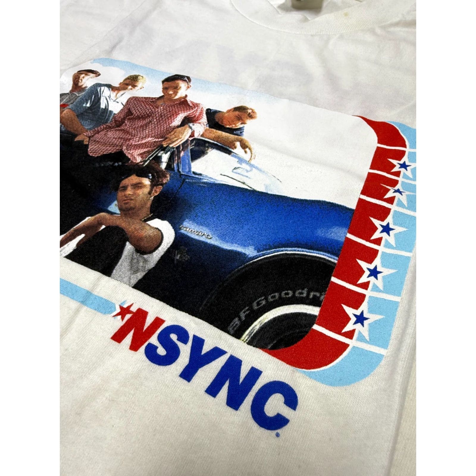 Hanes VINTAGE *NSYNC 90s Concert Tour Double-Sided T-Shirt Hanes XL White Mens Size US XL / EU 56 / 4 - 3 Thumbnail