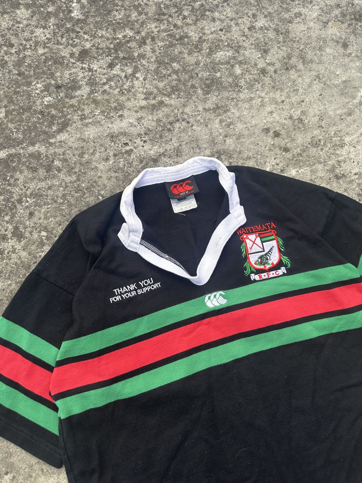 Canterbury of New Zealand × Vintage Vintage Canterbury Waitemata RFC Rugby Jersey Rare M Casaul Size US M / EU 48-50 / 2 - 2 Thumbnail