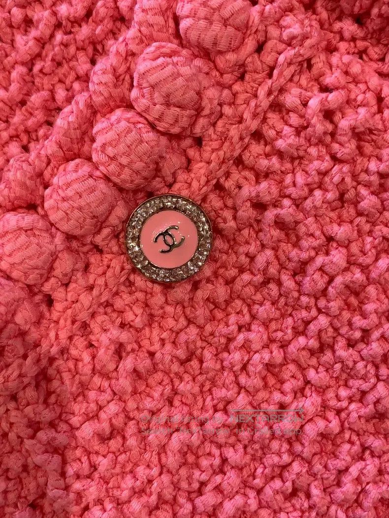 Chanel Chanel 22S pink knitted vest Size XXS / US 00 / IT 34 - 4 Thumbnail